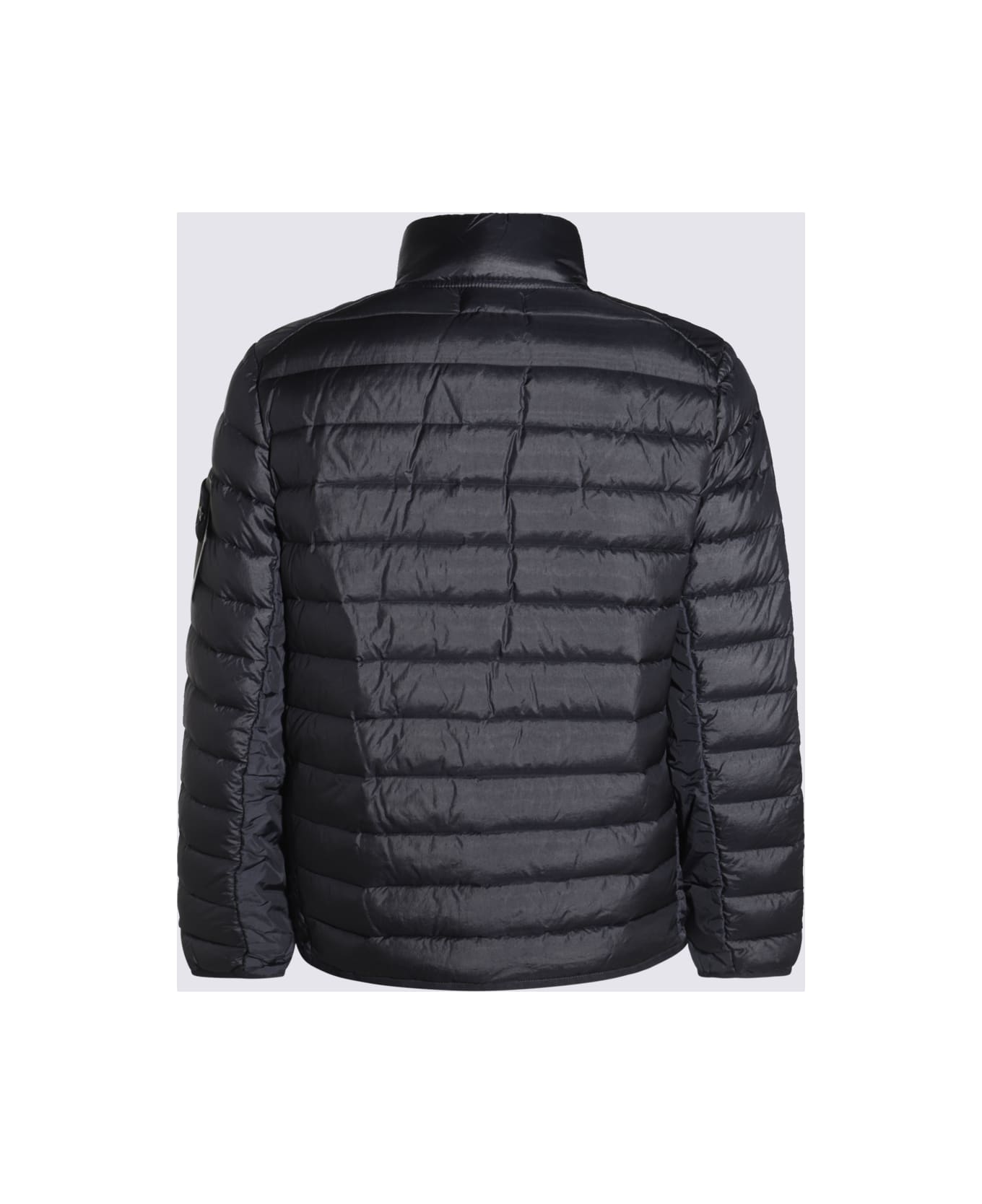 Stone Island Navy Blue Down Jacket - NAVY BLUE