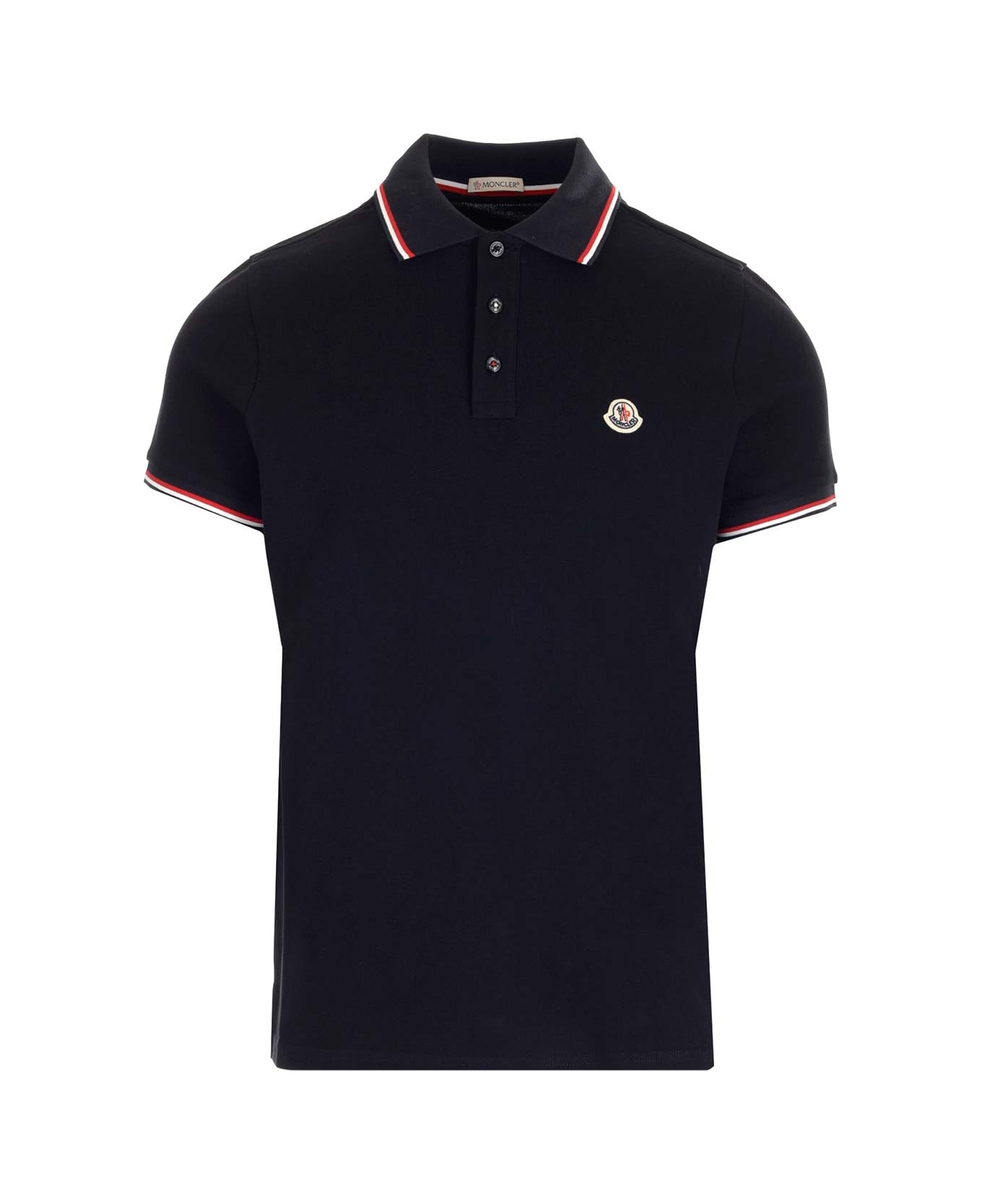Moncler Slim Fit Polo Shirt - BLUE