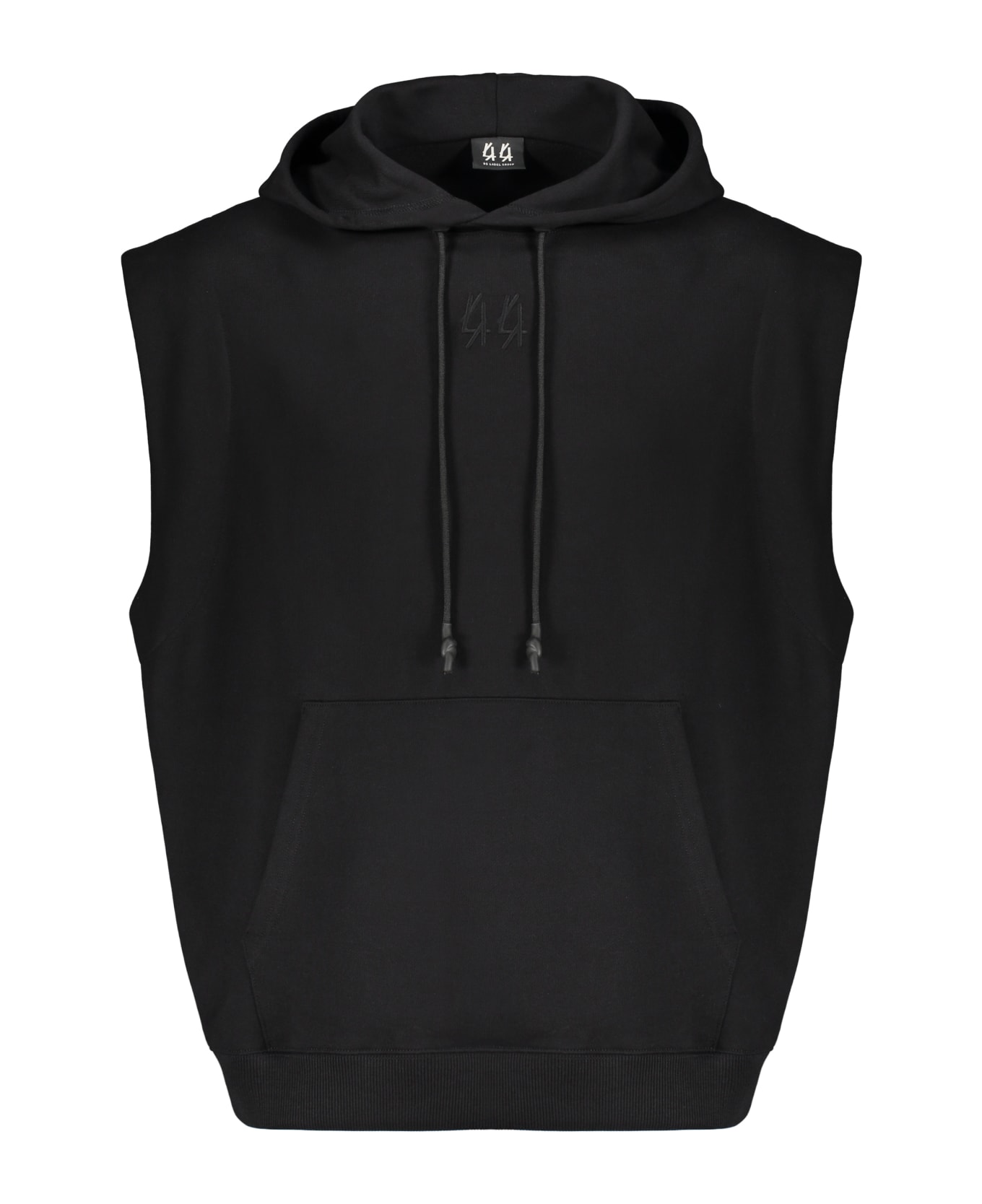 44 Label Group Sleeveless Sweatshirt - black