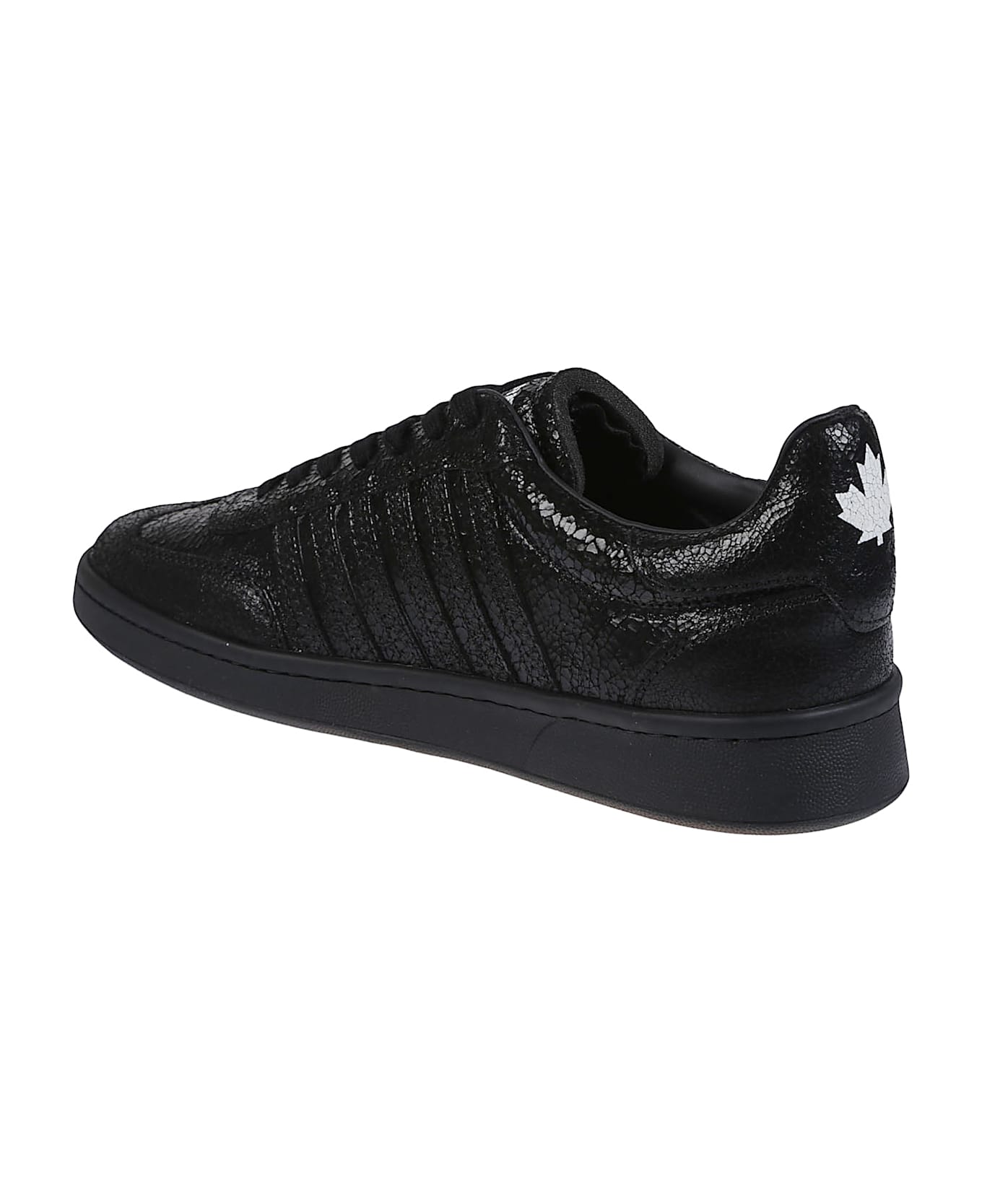 Dsquared2 Boxer Lace-up Low Top Sneakers - Vintage Nero