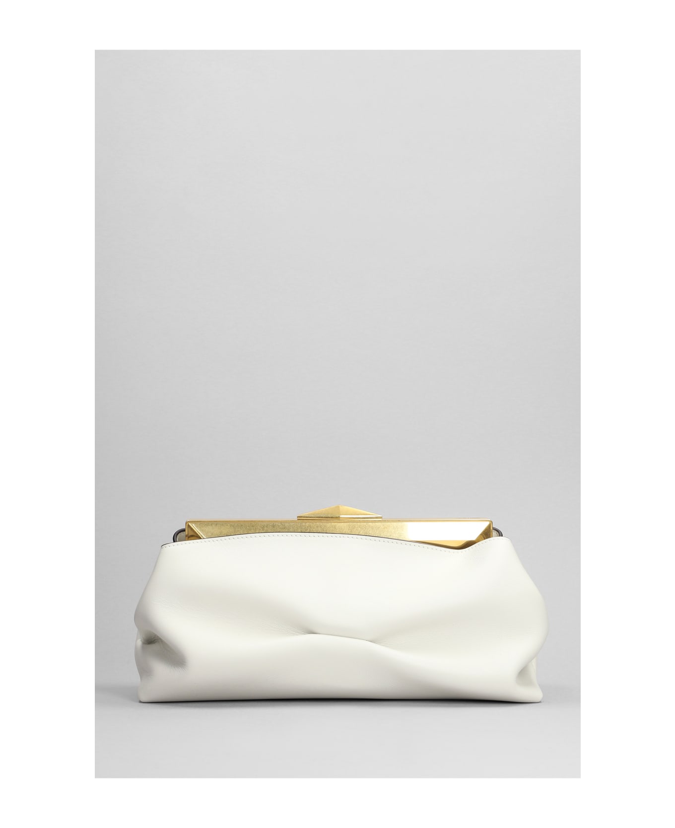 Jimmy Choo Diamond Frame Shoulder Bag In Beige Leather - beige ショルダーバッグ