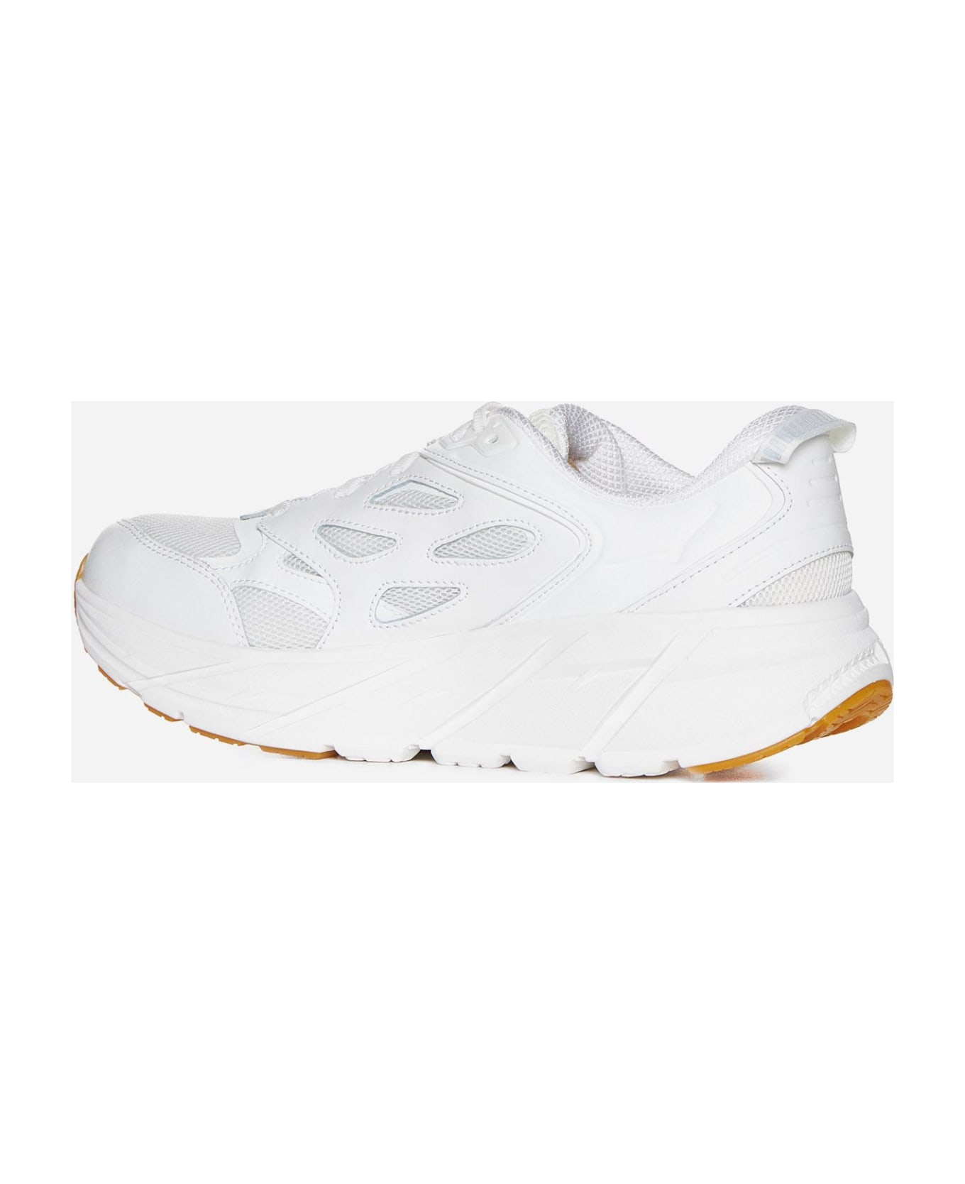 Hoka Clifton L Athletics Sneakers - WHITE/WHITE