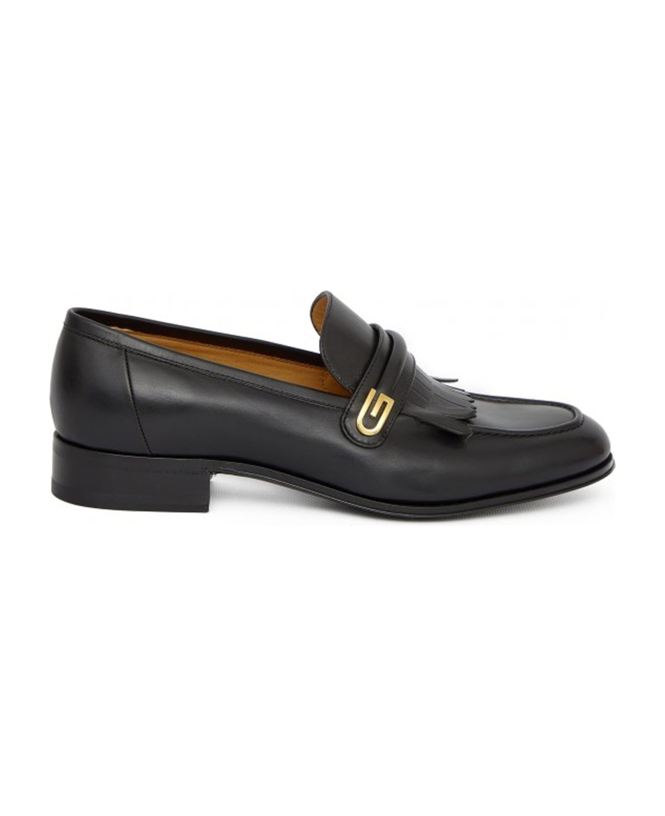 Gucci Leather Loafers - Black