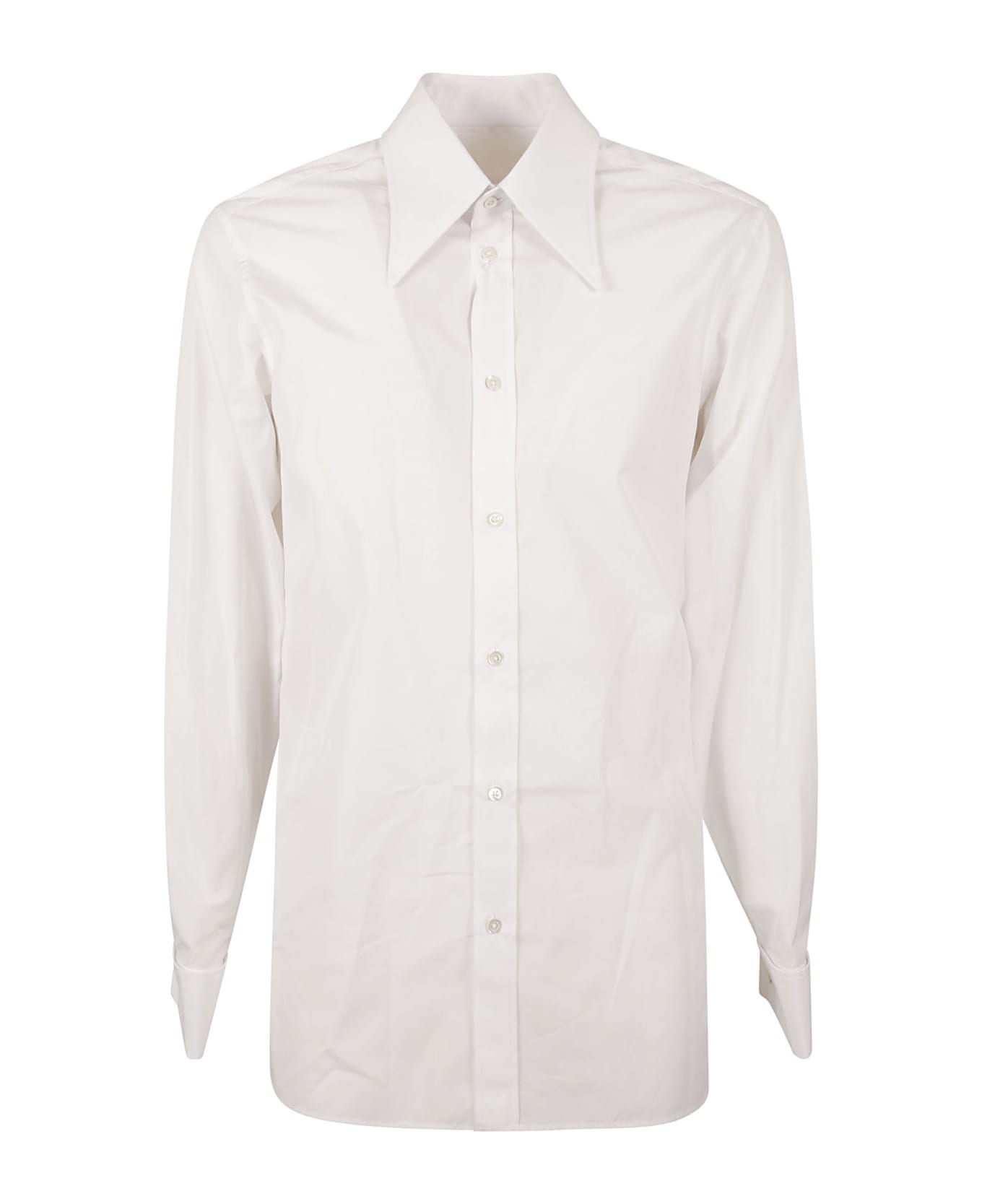 Maison Margiela Classic Long-sleeved Shirt - White シャツ