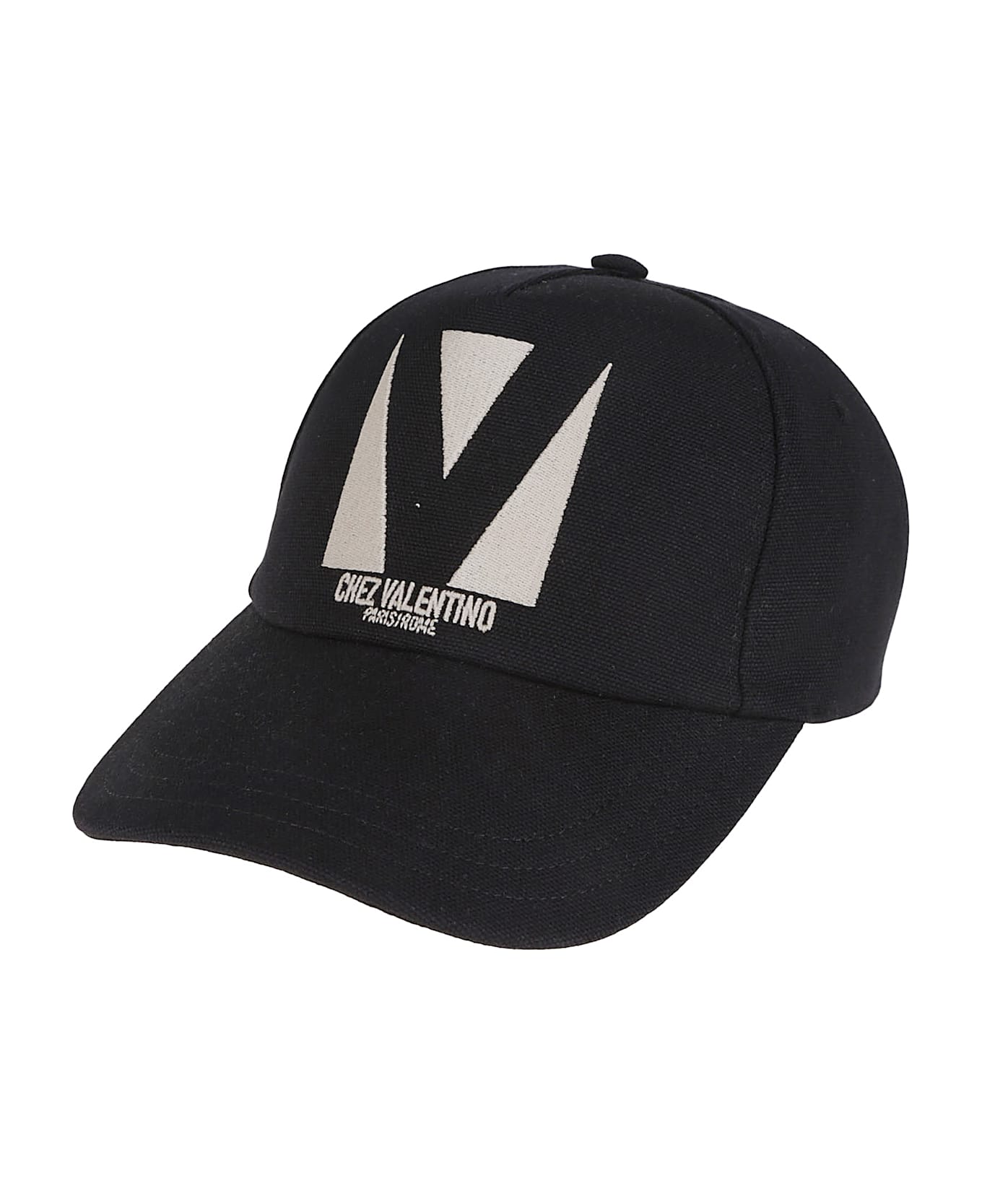 Valentino Garavani Baseball Hat Chez Valentino - Lp Nero Burro