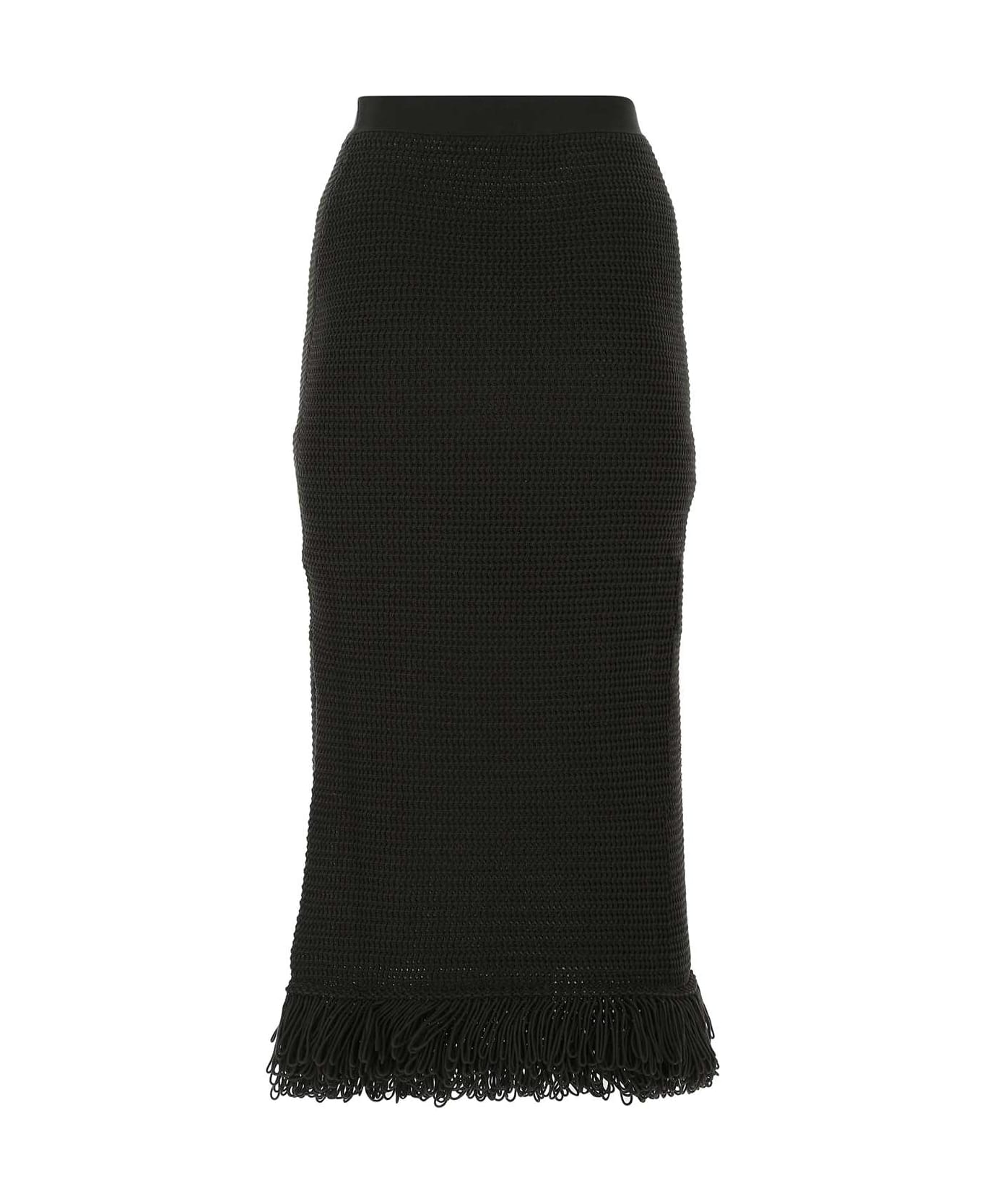 Bottega Veneta Dark Brown Cotton Skirt - 2113