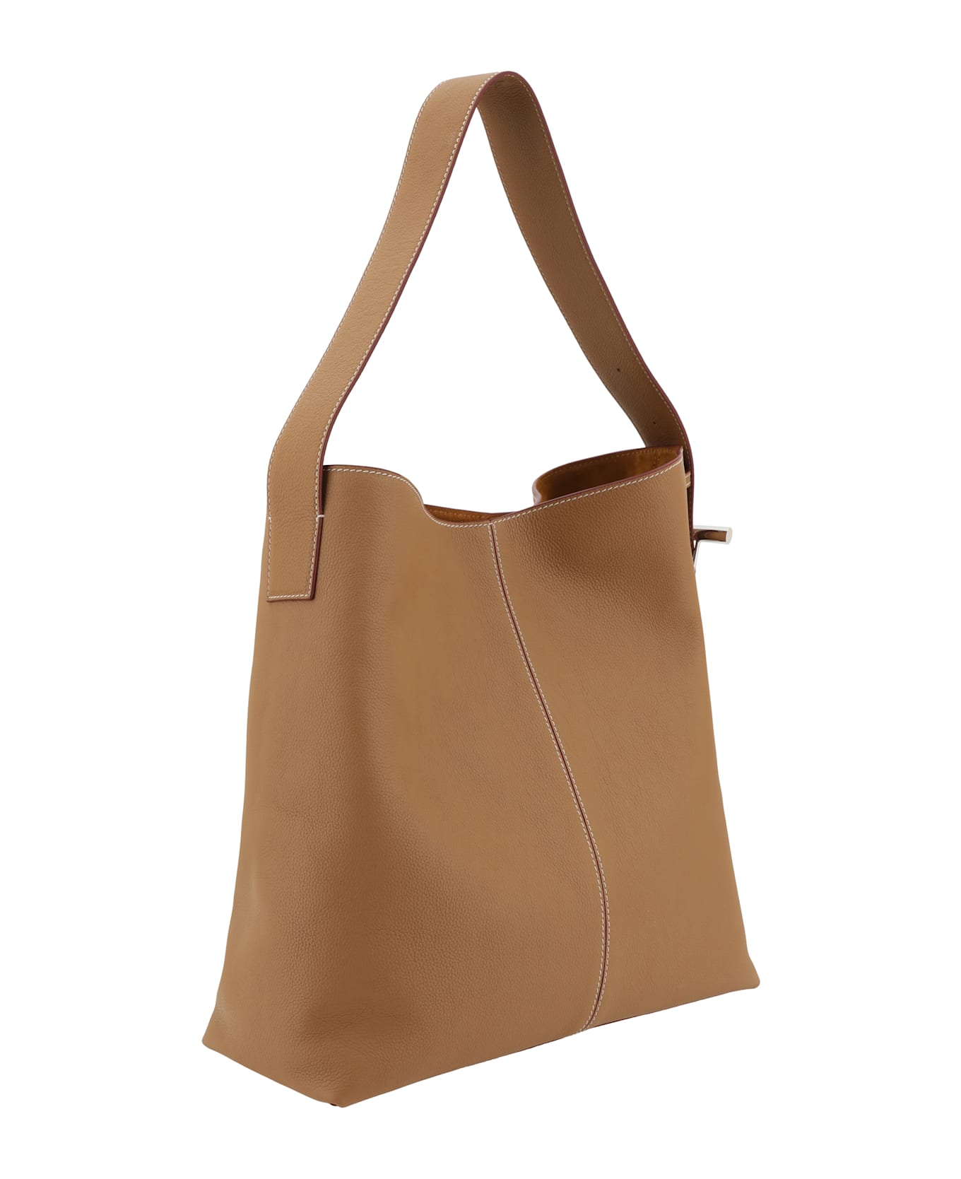 Alexander McQueen T-bar Sling Shoulder Bag - Pecan/silver