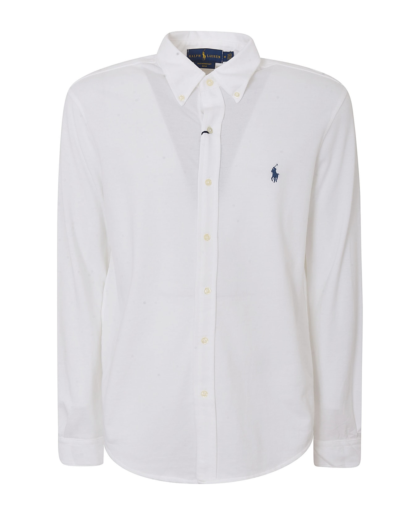 Polo Ralph Lauren Logo Embroidered Shirt - White