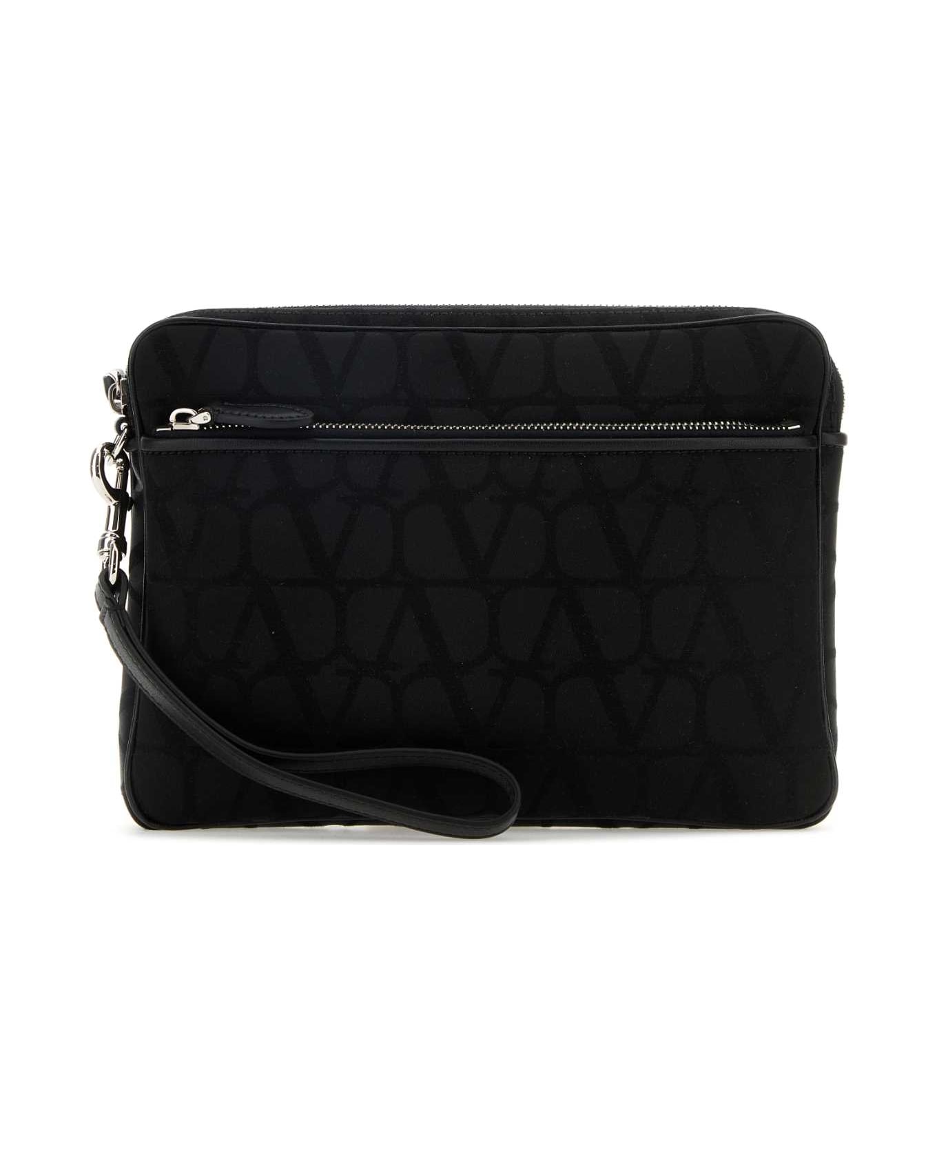 Valentino Garavani Iconographe Clutch - NERO