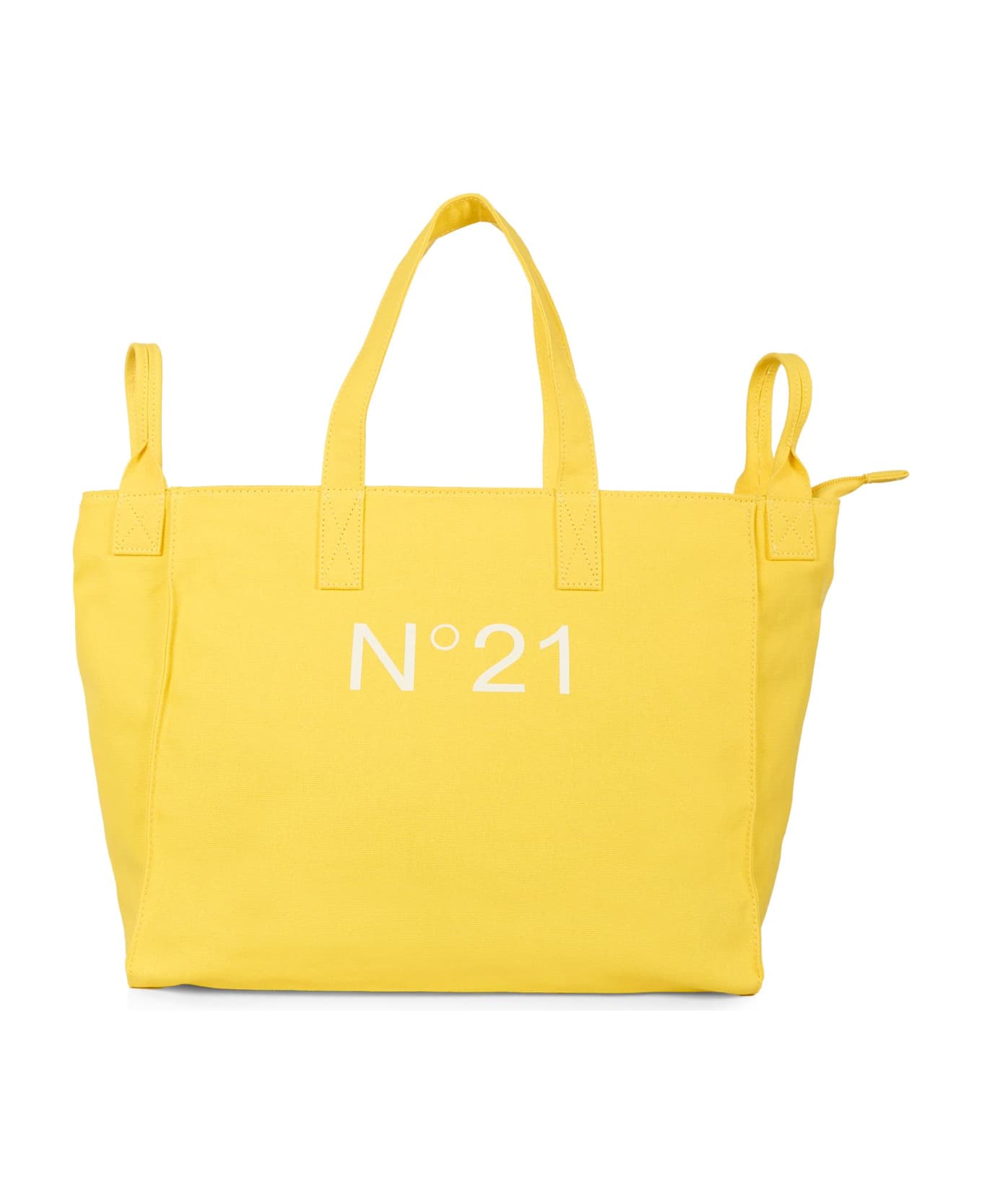 N.21 Yellow Bag For Girl With Logo - Yellow