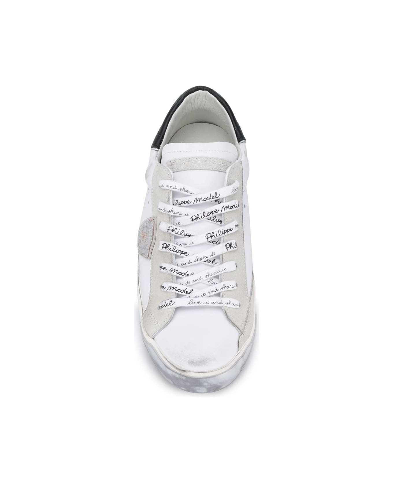 Philippe Model Prsx Low Man Sneakers - White Silver