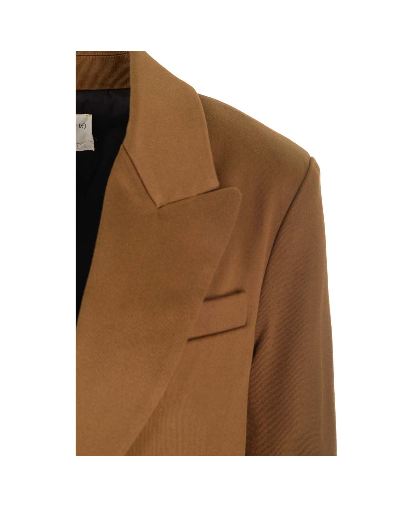 Forte_Forte Cotton Blazer - Brown