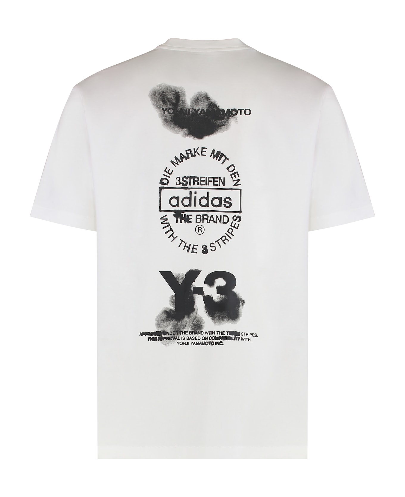 Y-3 Graphic T-shirt Y-3 With Short Sleeves - White