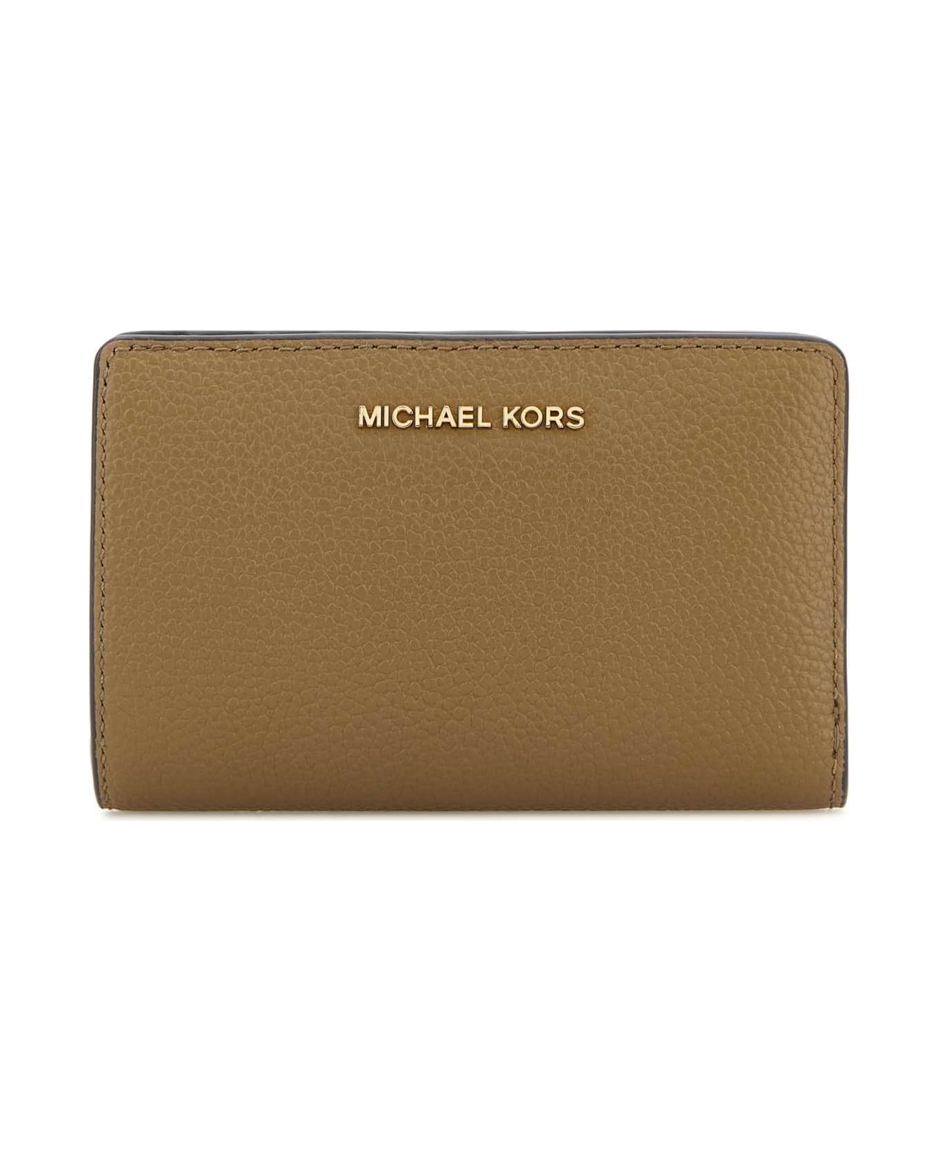 Michael Kors Cappuccino Leather Wallet - HUSK