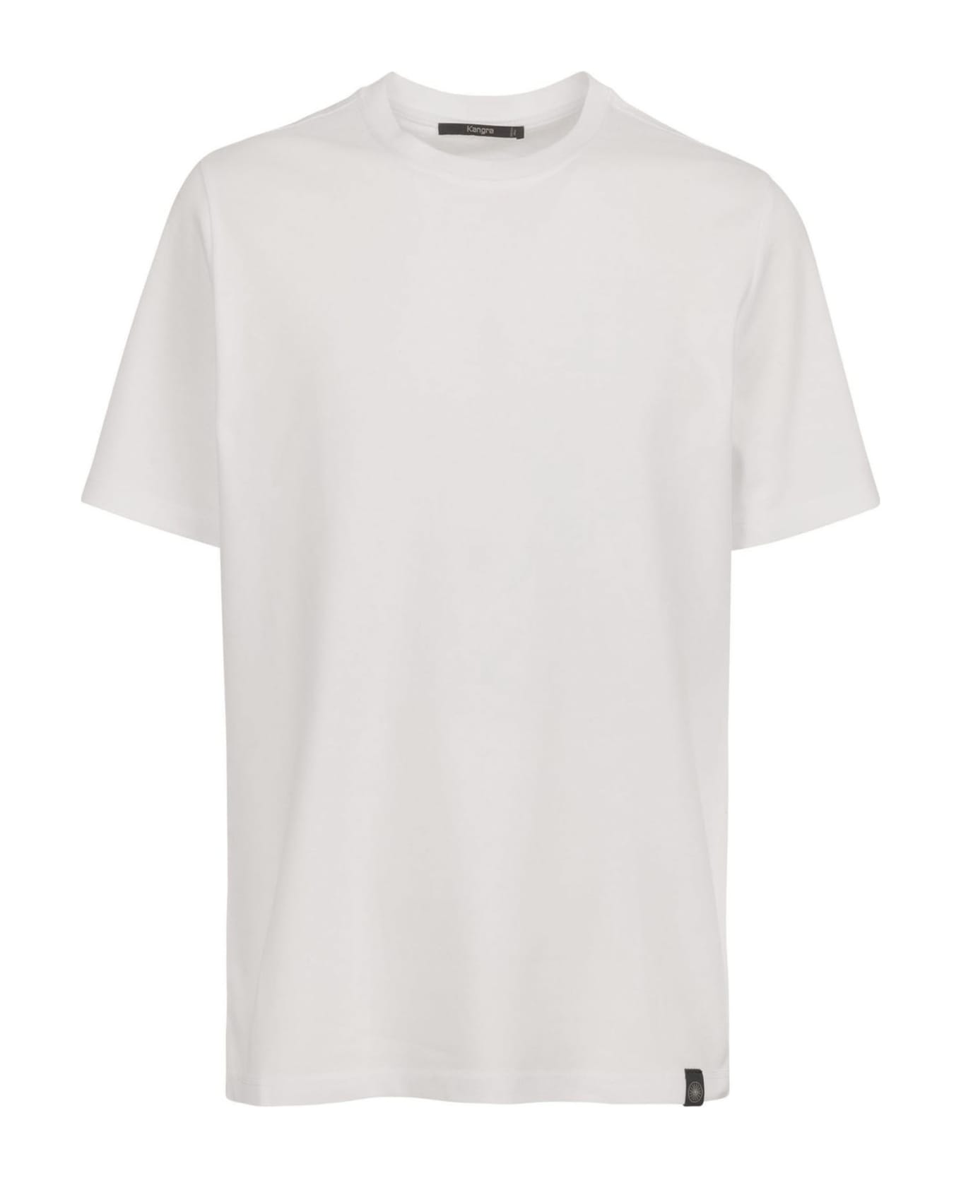 Kangra White Cotton T-shirt - White シャツ