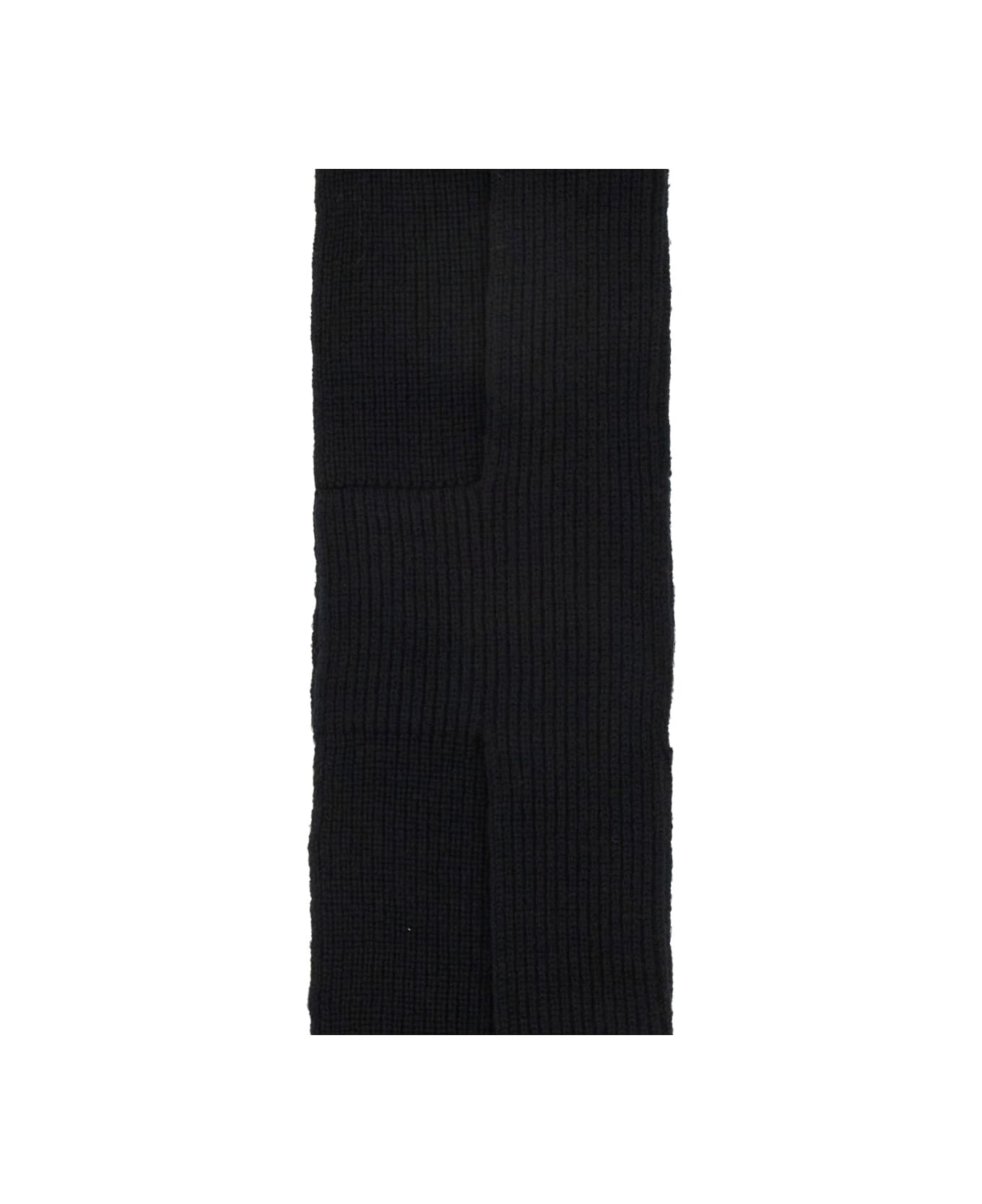 Dries Van Noten Wool Scarf - BLACK