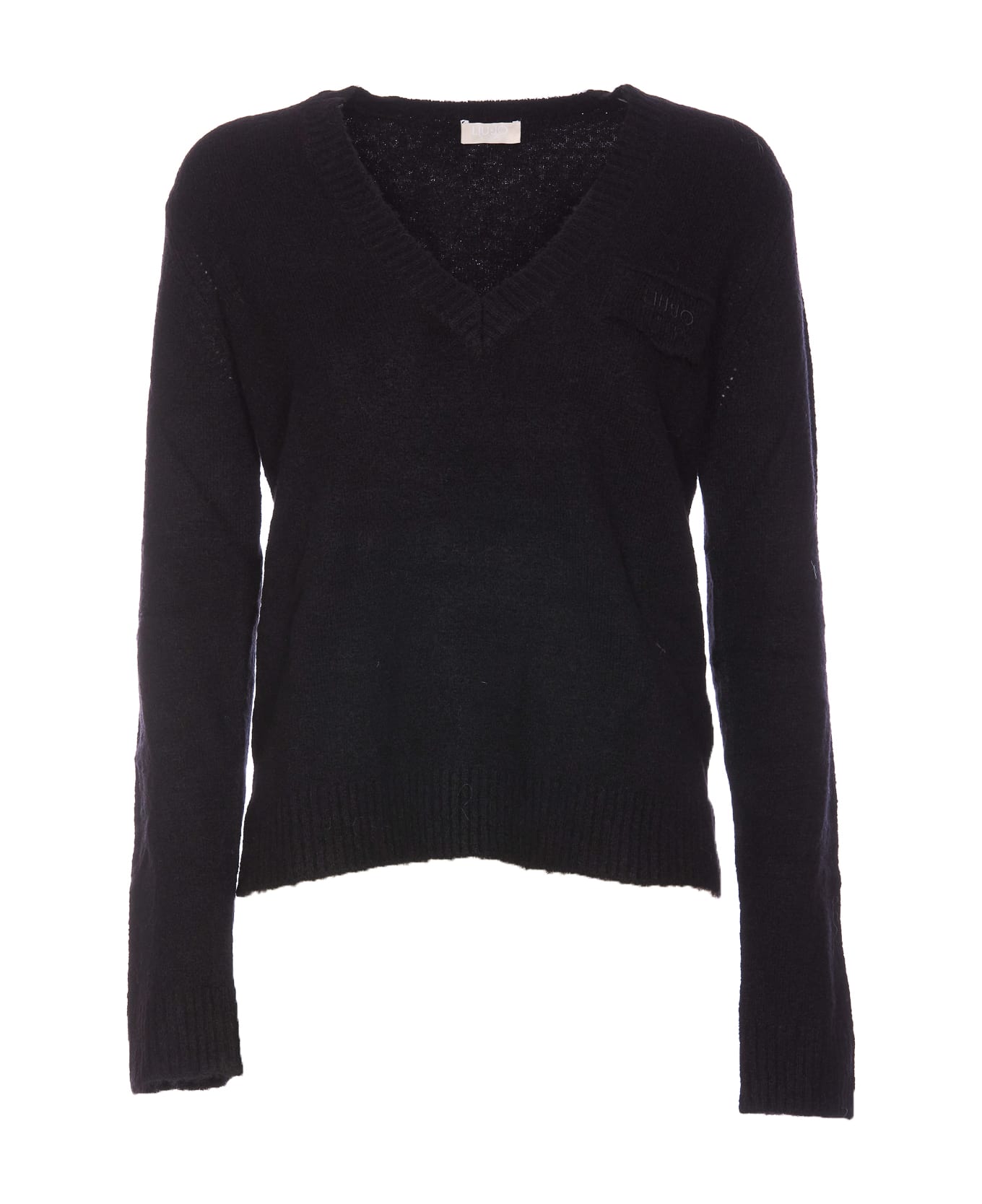 Liu-Jo Logo Sweater - Black