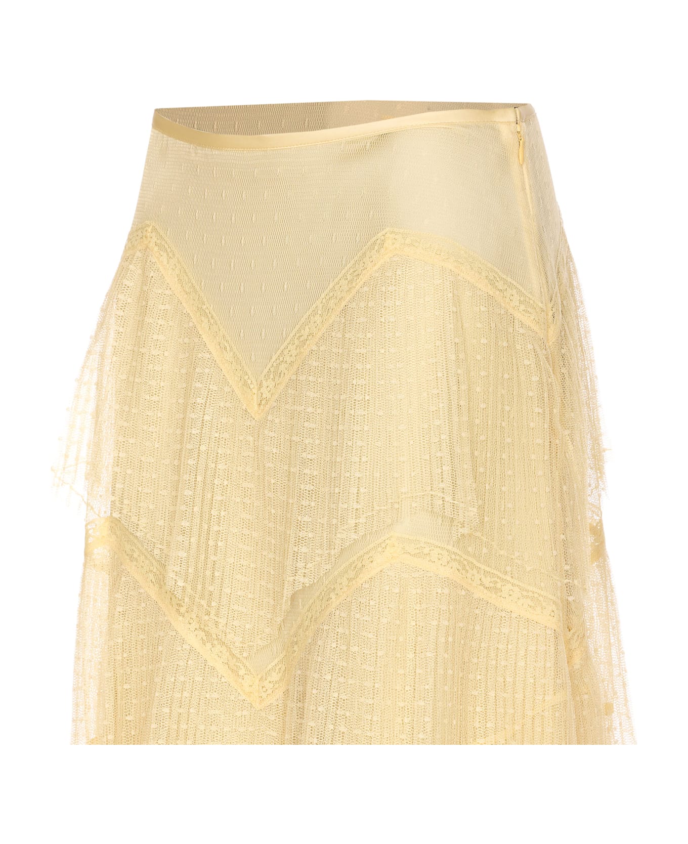 TwinSet Midi Skirt - Yellow
