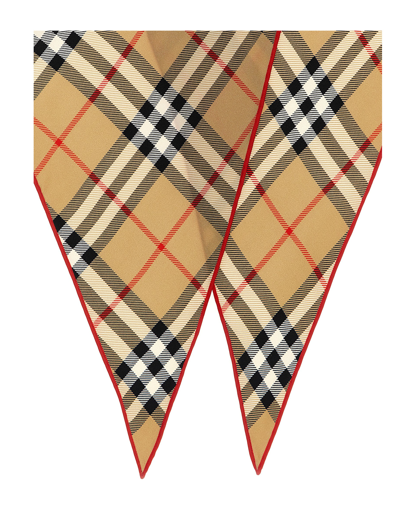 Burberry Check Silk Scarf - Multicolor