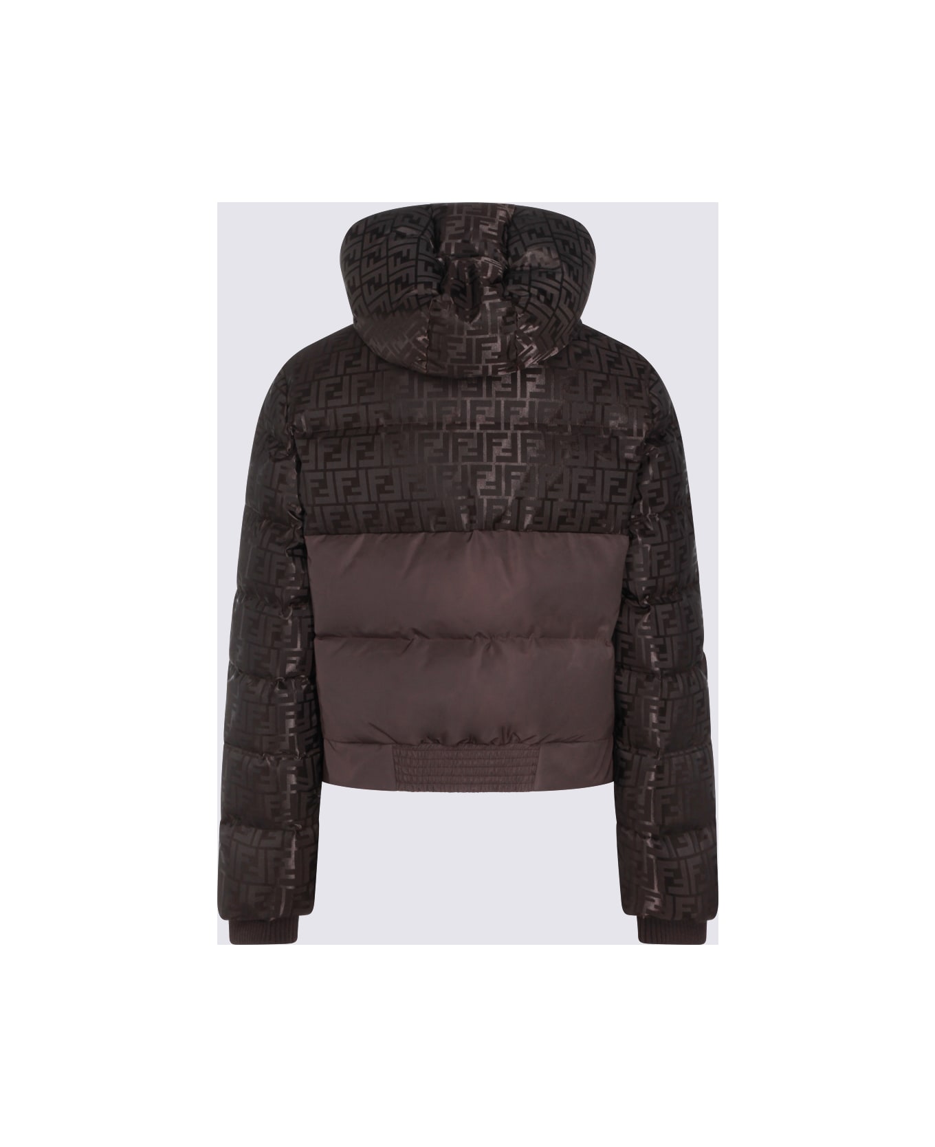 Fendi Brown Down Jacket - Brown