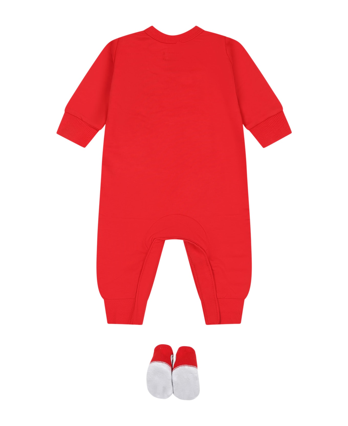 Converse Red Set For Baby Boy With Logo - Red