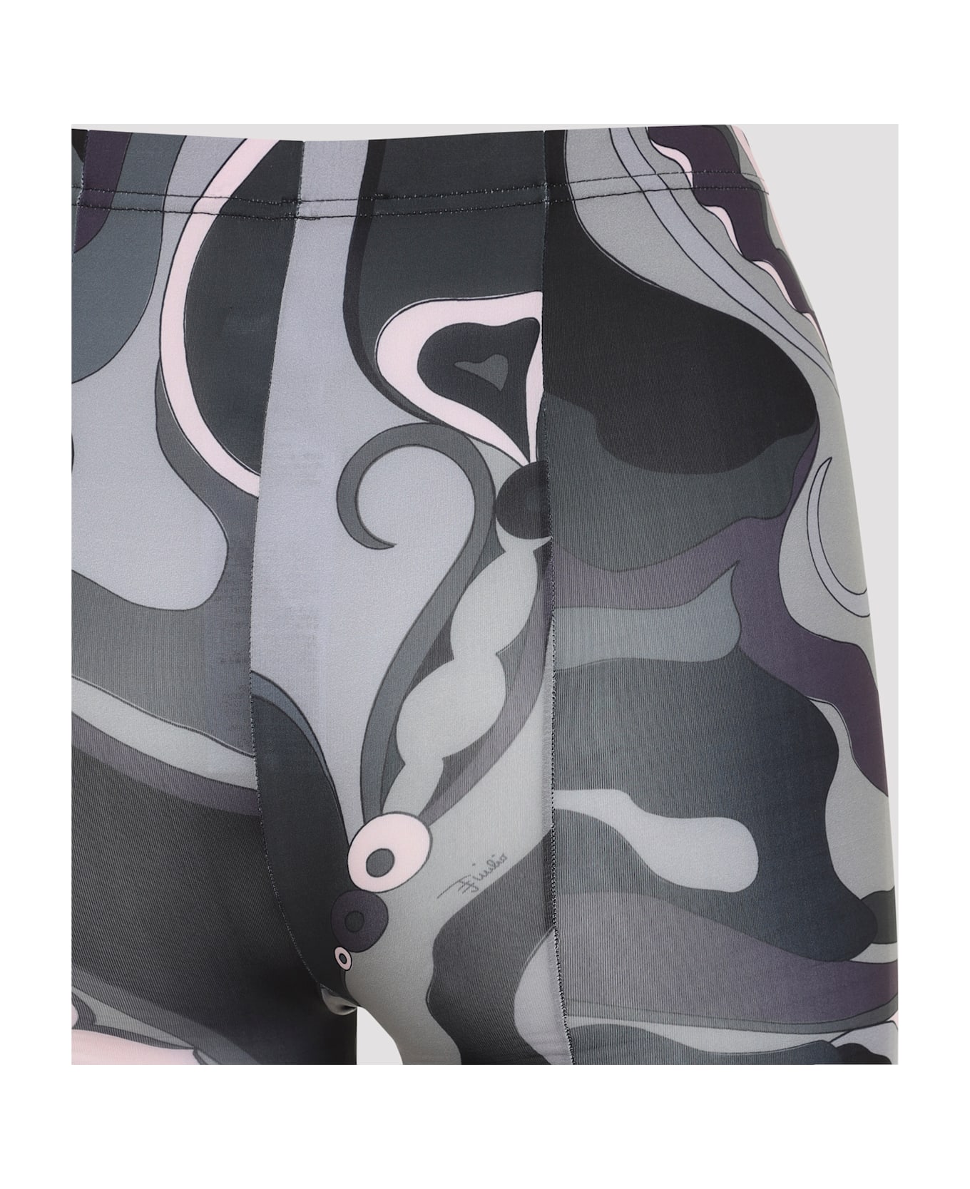 Pucci Polyester Tights - Black Pink