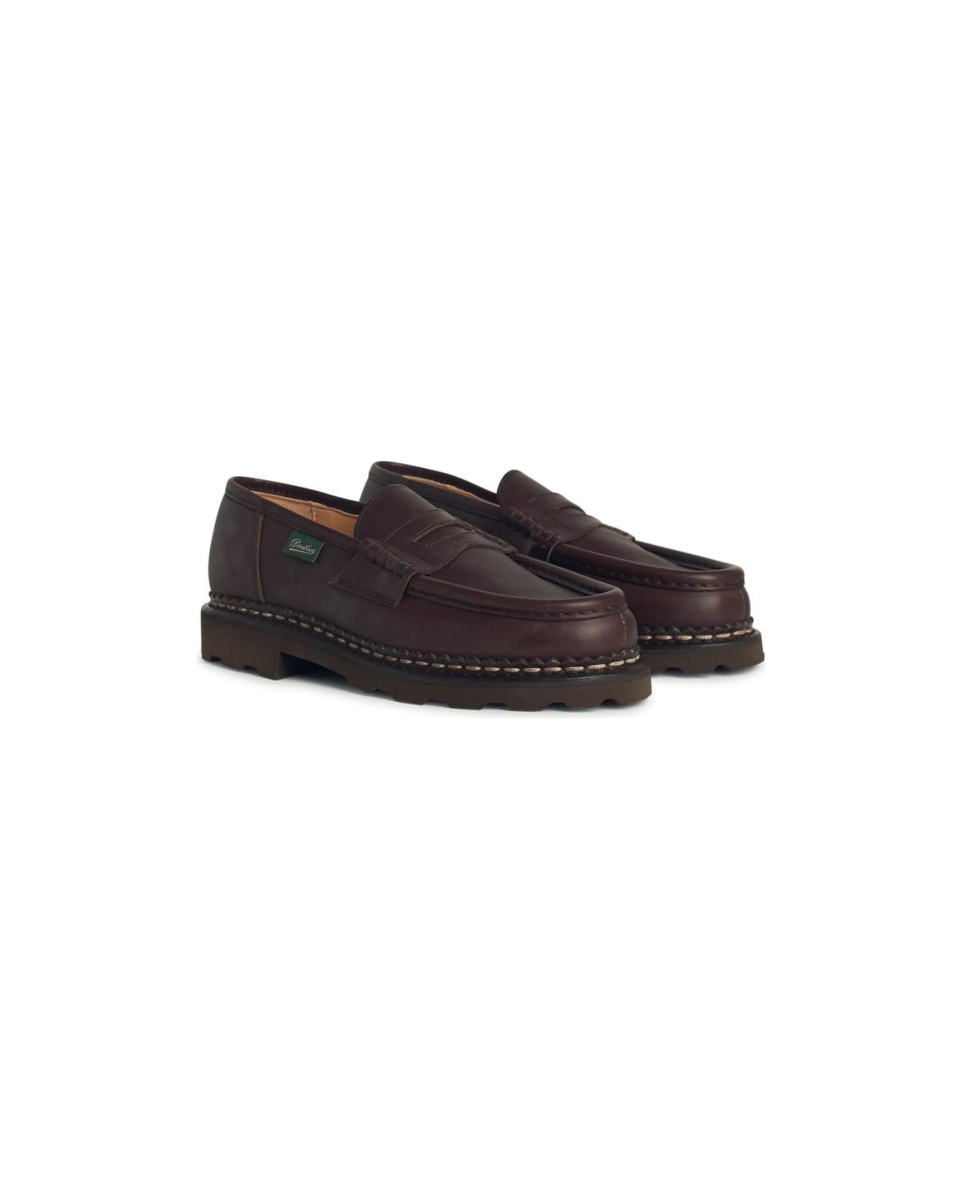 Paraboot 'remis' Brown Leather Loafers - Brown