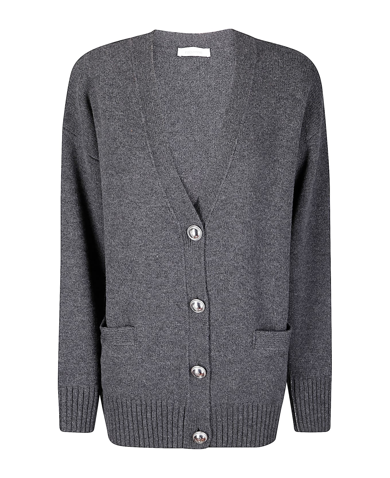 Paco Rabanne Pull/cardigan - DARK GREY
