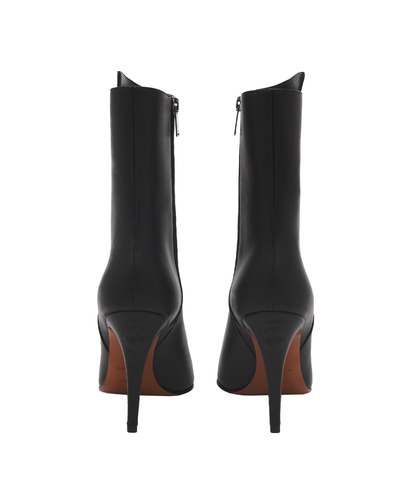 Alexander McQueen Black Birdee Ankle Boots - Black