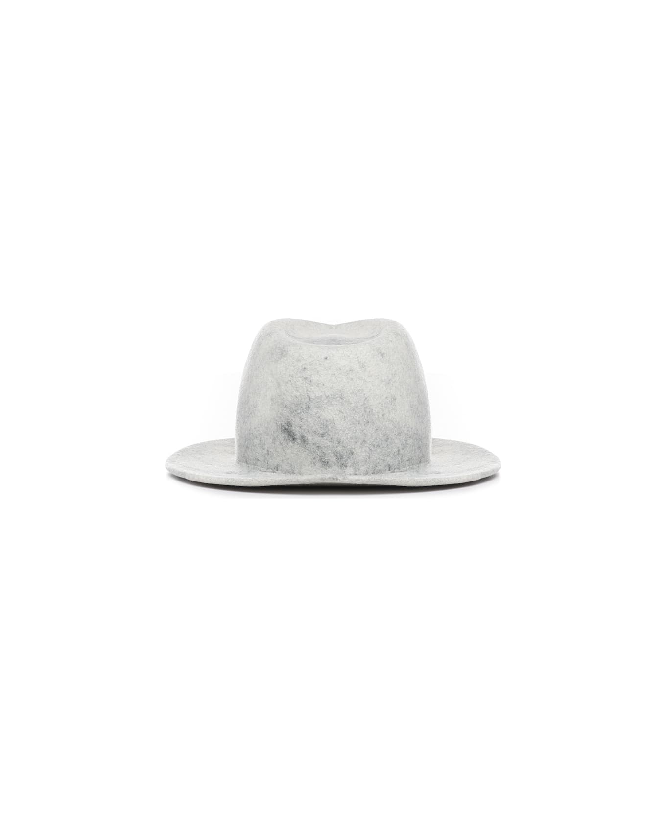 Ruslan Baginskiy Fedora Hat Embellished With Monogram - Grey 帽子