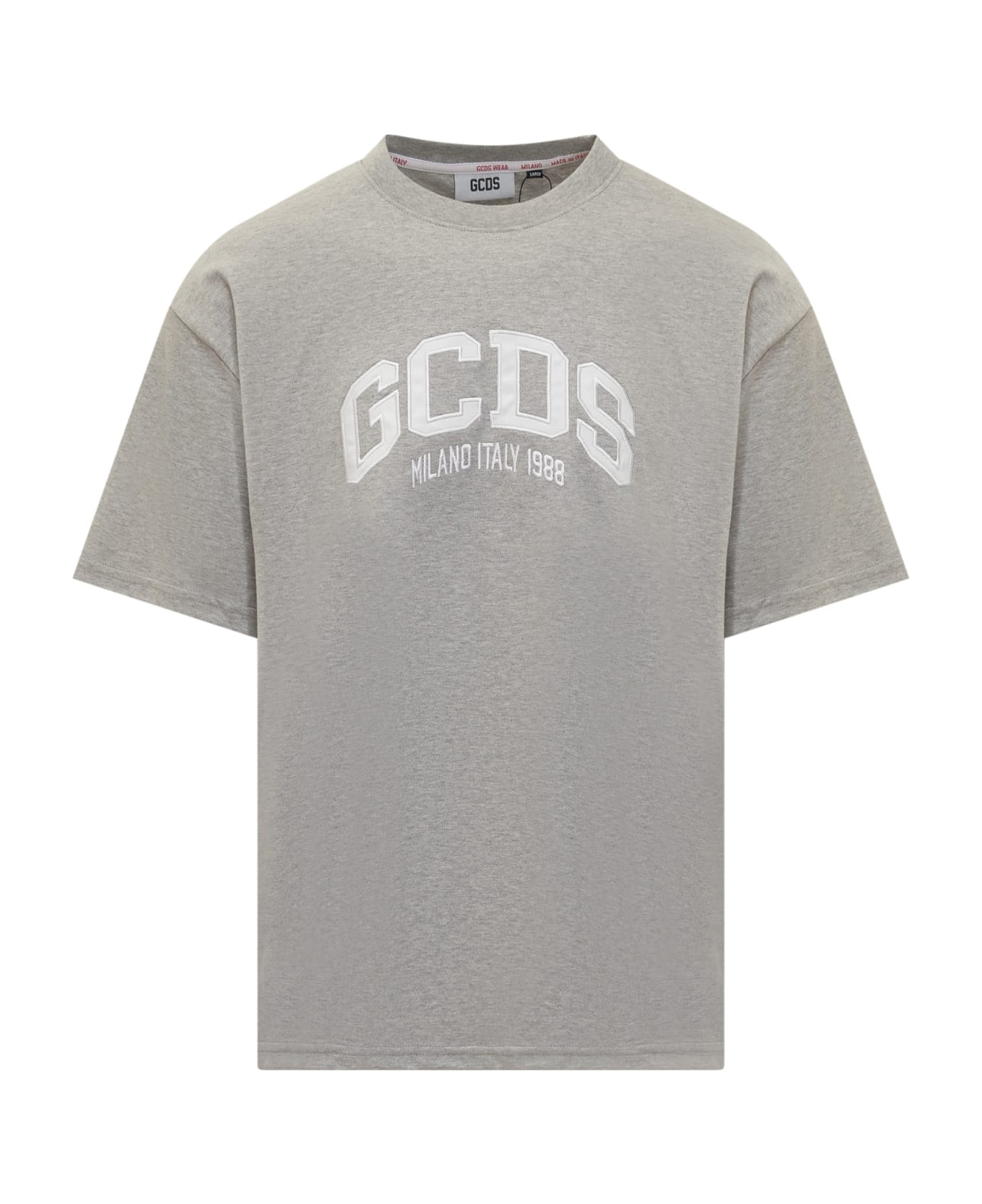 GCDS Loose T-shirt - GREY シャツ