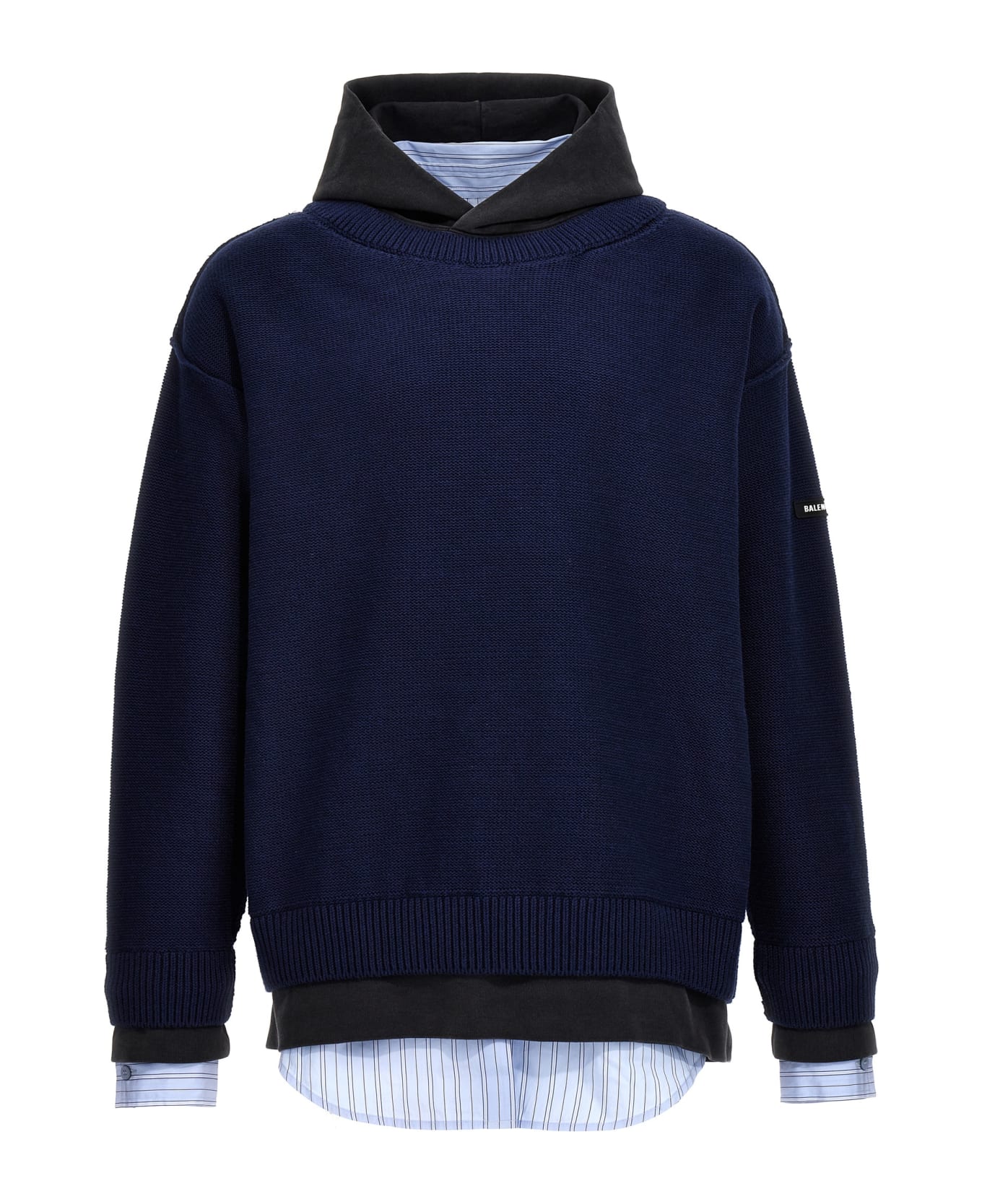 Balenciaga Layered Sweater - Blue