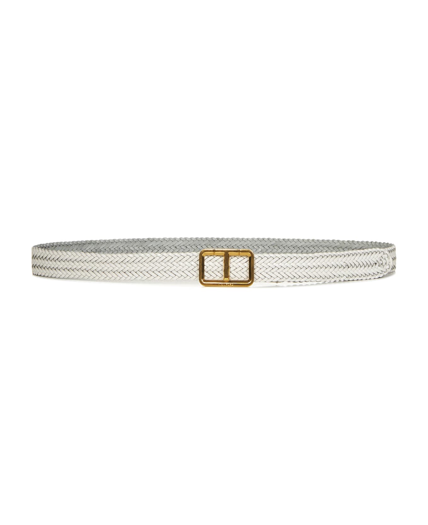 Tom Ford Scored T Belt Belt - White