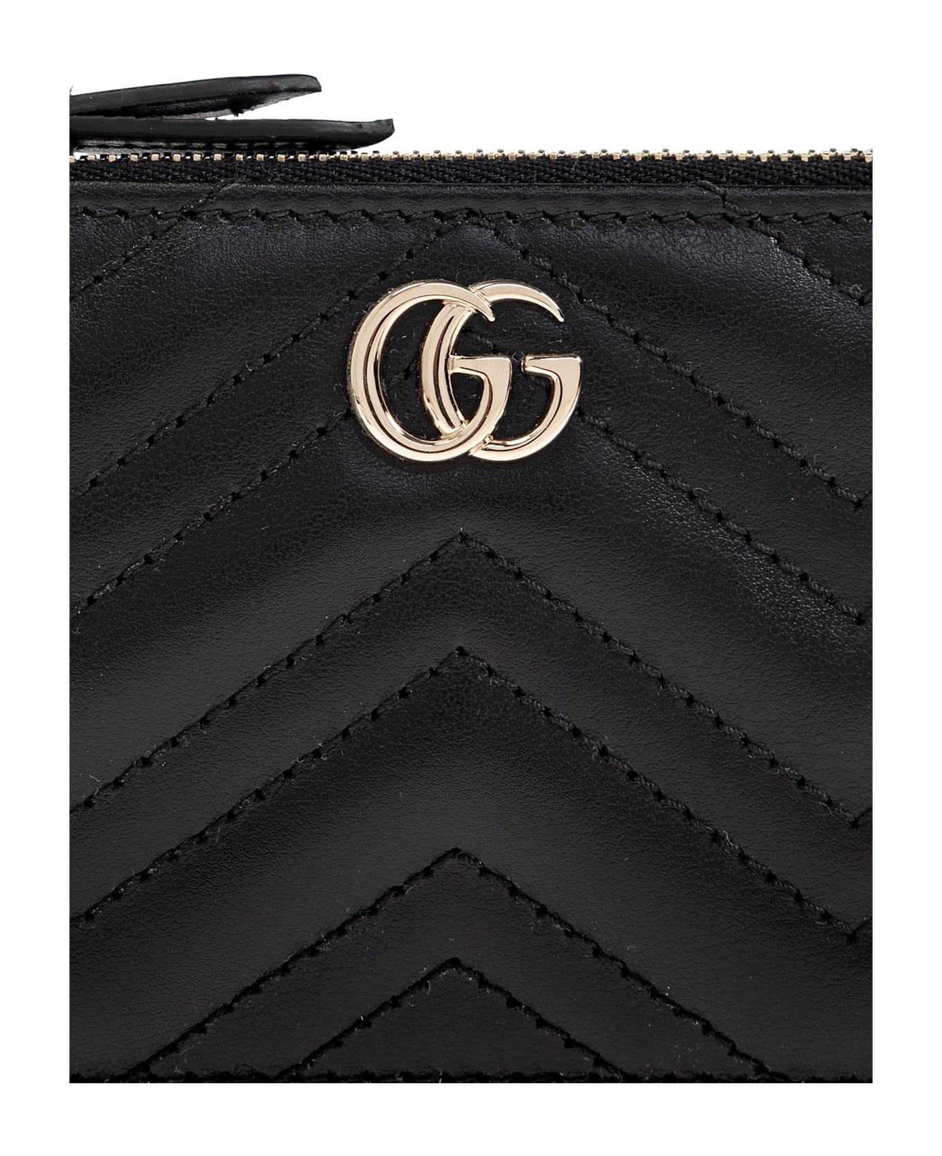 Gucci Leather Key Case - BLACK