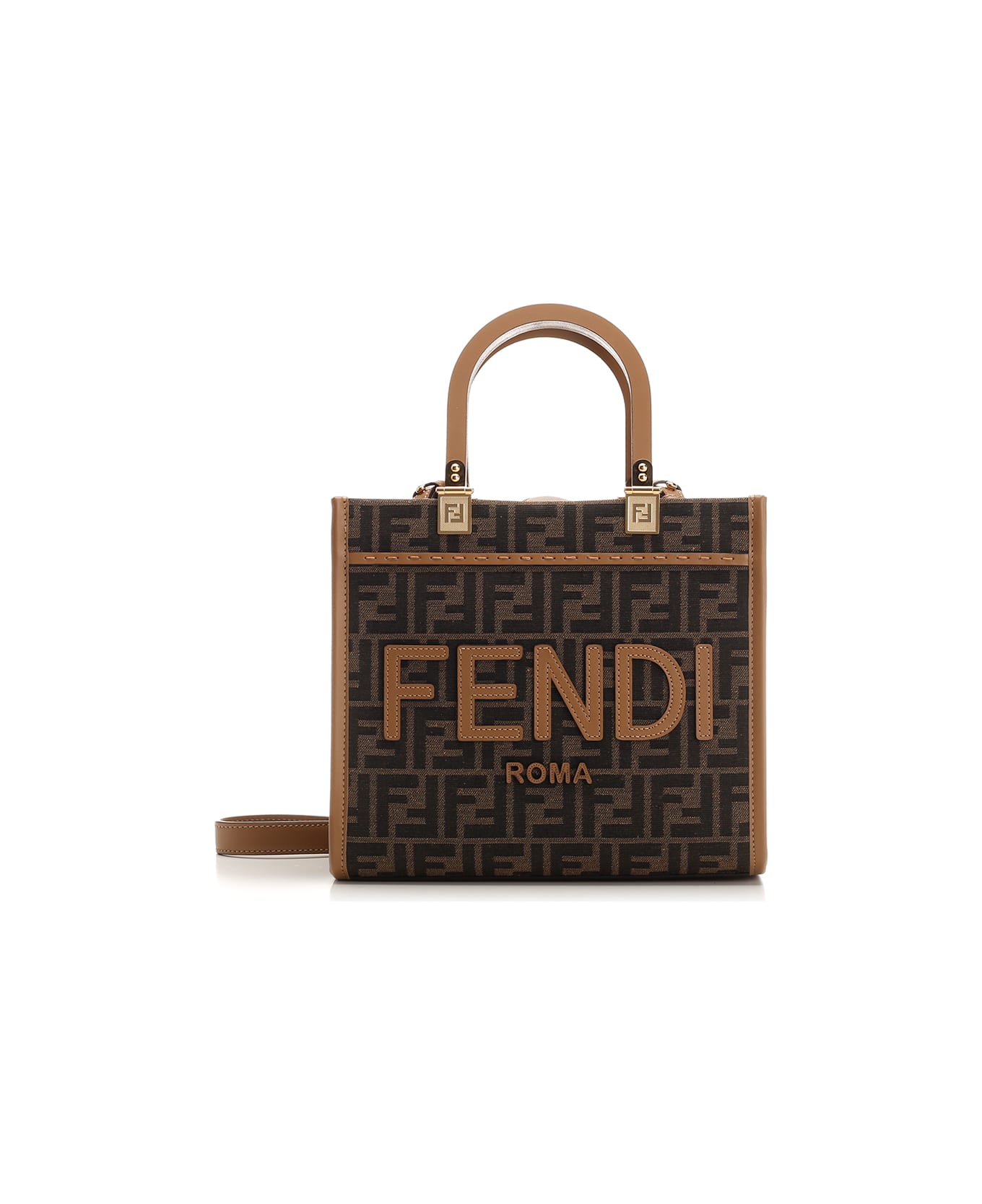 Fendi 'sunshine' Medium Handbag - Tab Mr+sand+os