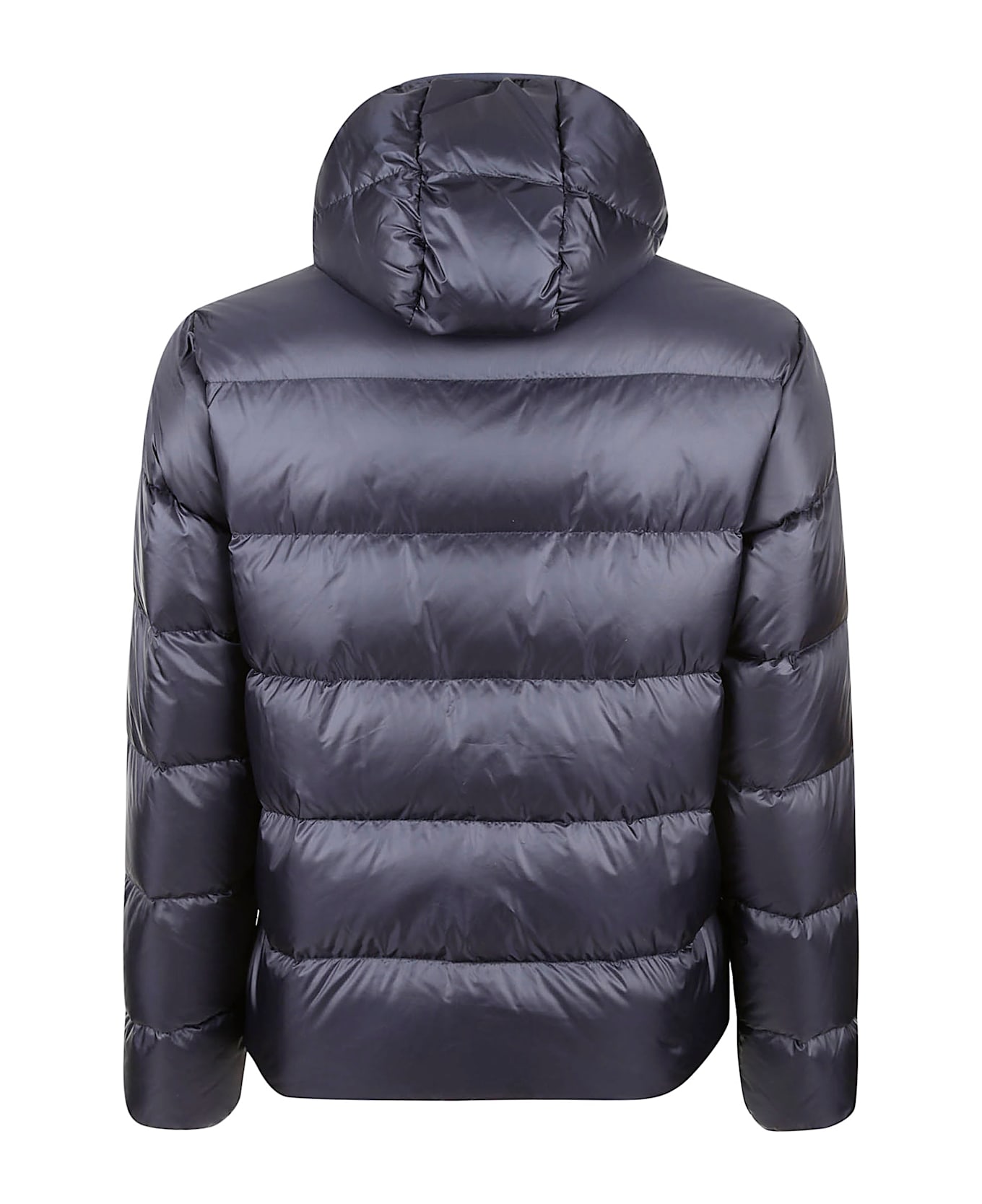 Aspesi Classic Zipped Puffer Jacket - Navy