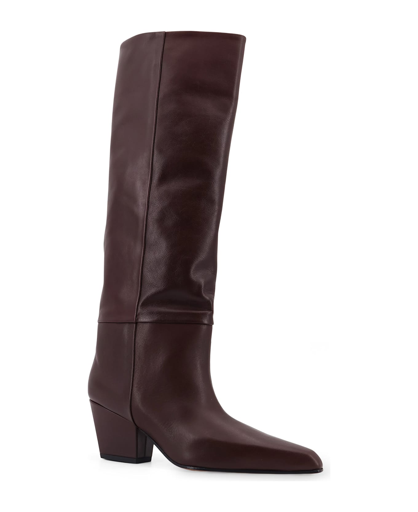 Paris Texas Leather Jane Boot 60 - MOCHA