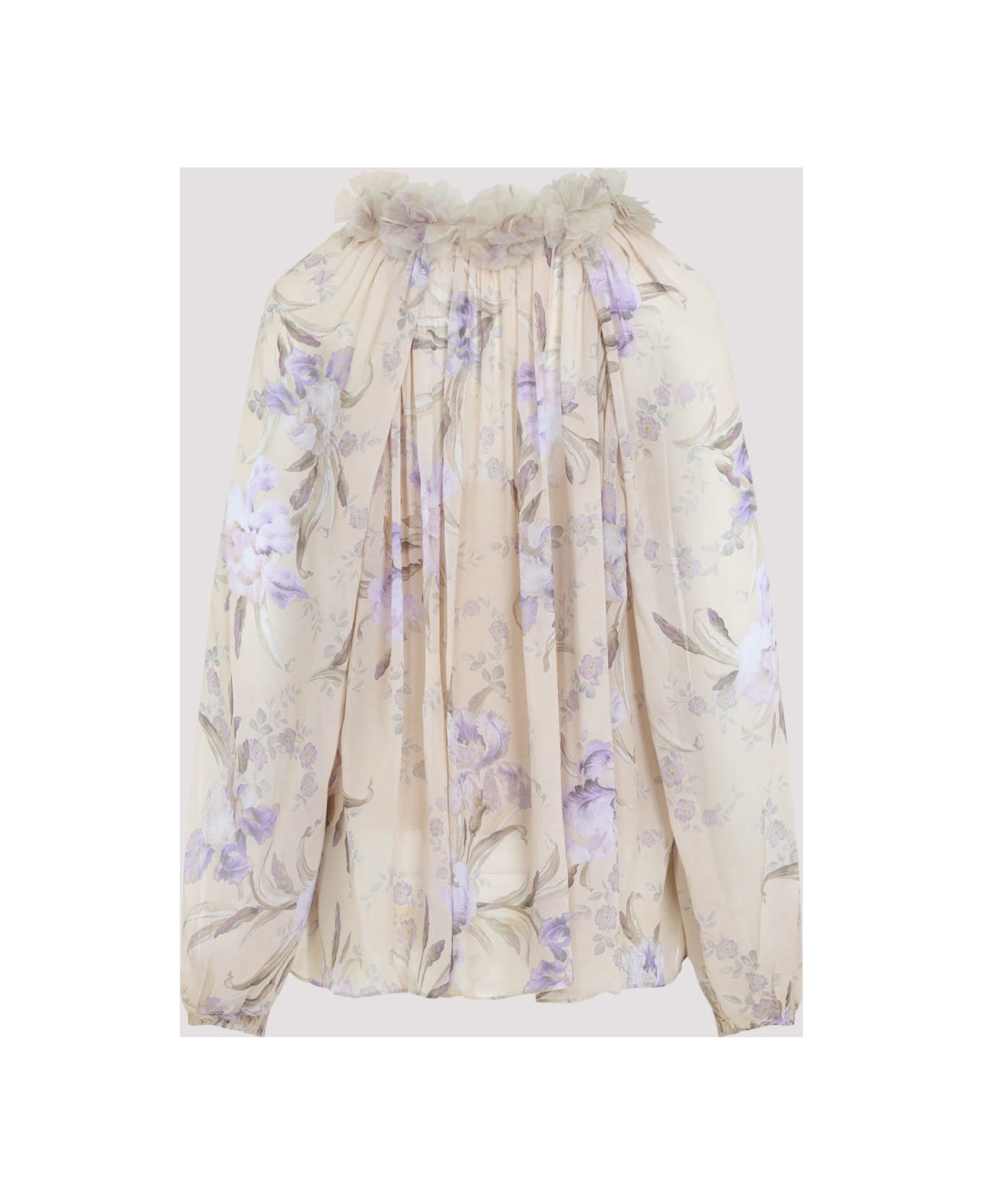 Zimmermann Eden Billow Blouse - Natural Iris