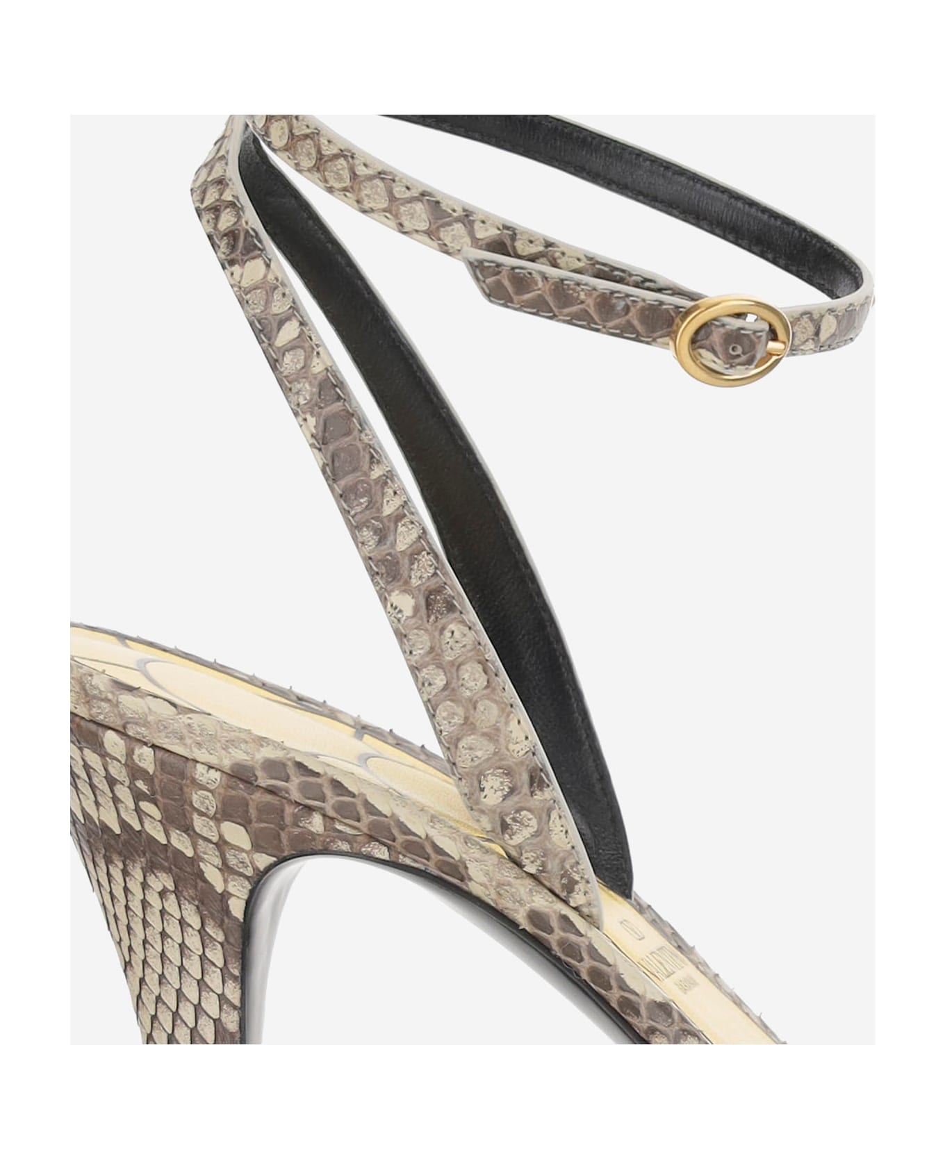 Valentino Garavani Python Heeled Shoe - Red