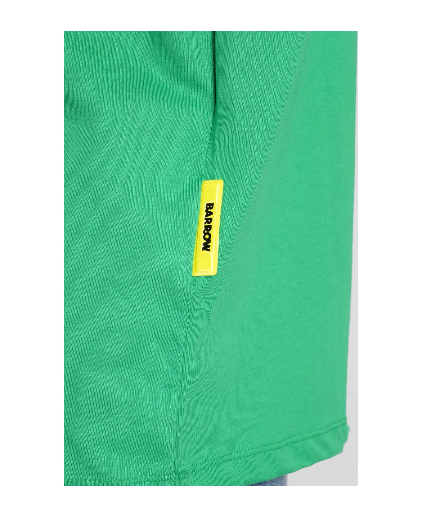 Barrow T-shirt In Green Cotton Barrow Tシャツ