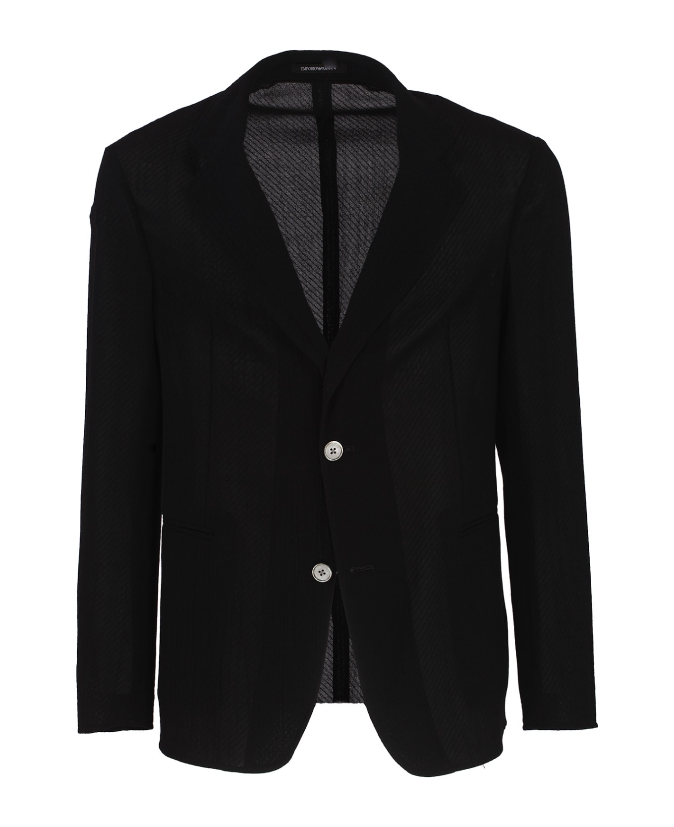 Emporio Armani Jackets Black - Black