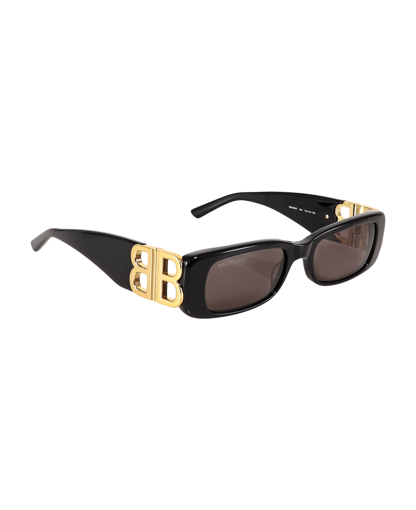 Balenciaga Eyewear Dynasty Rectangle Sunglasses - Black