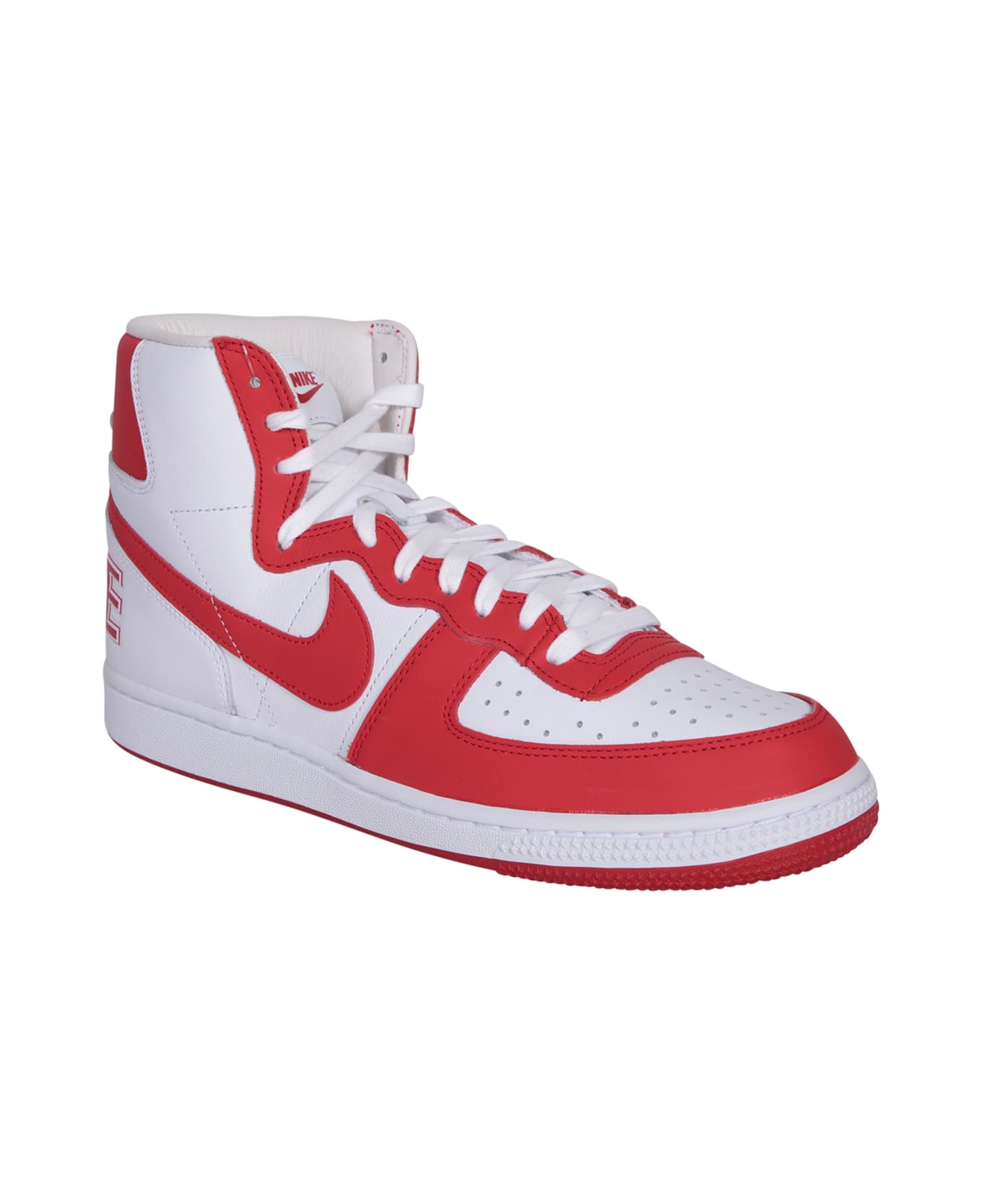 Comme Des Garçons Homme Plus Sneakers High-top Nike Terminator White/red - Red スニーカー