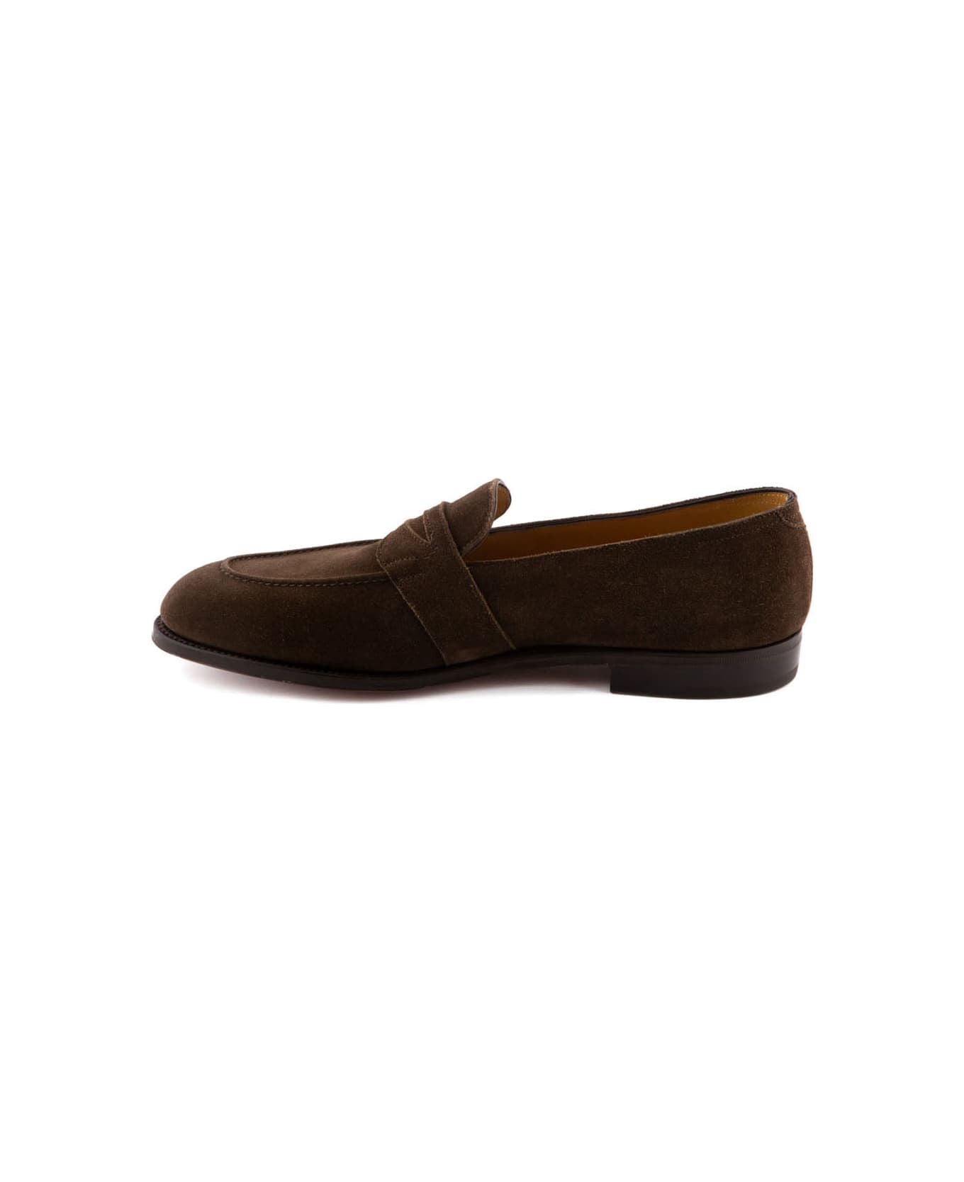 John Lobb Loafer Fencote In Pewter Suede