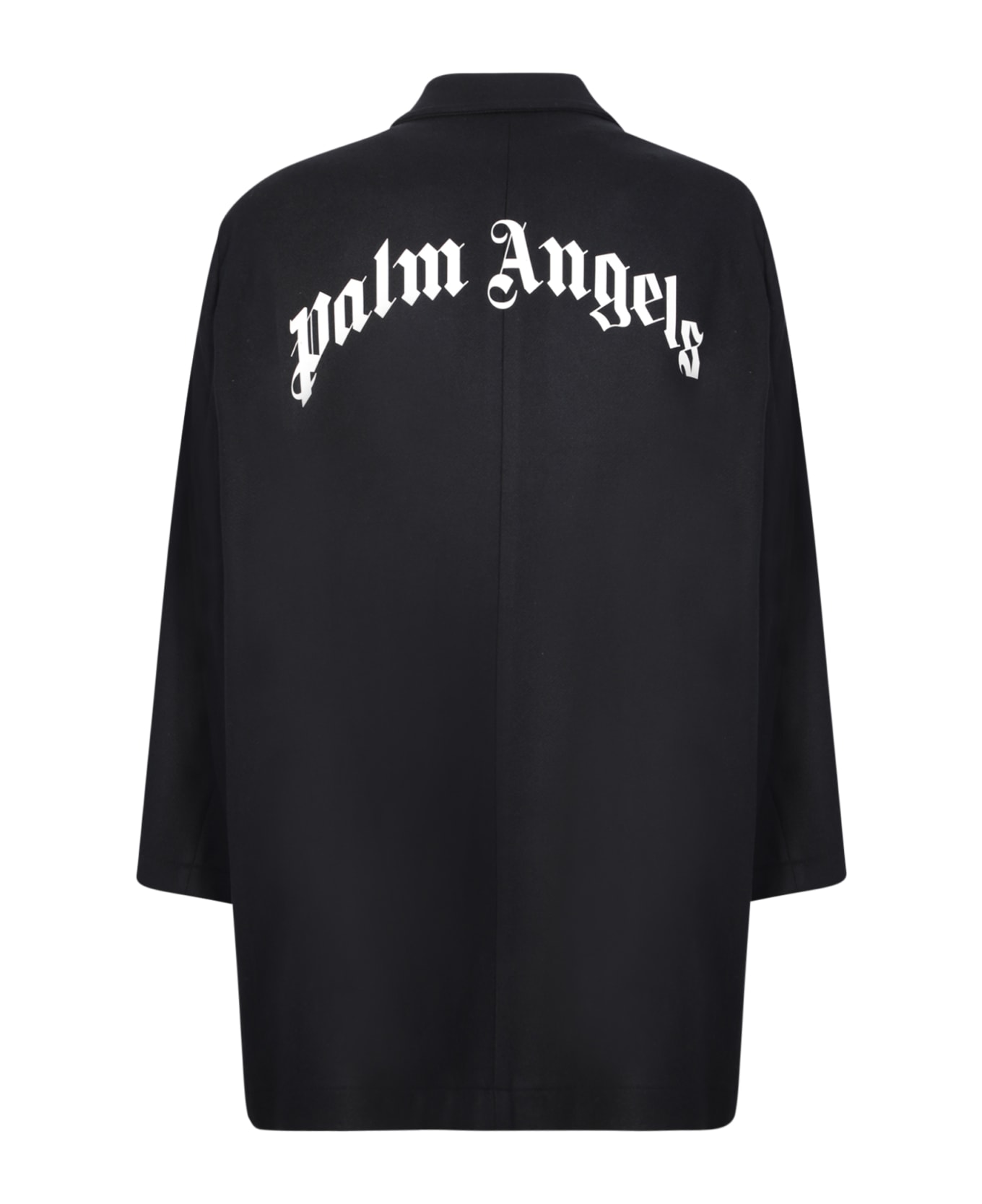 Palm Angels Single-breasted Coat - BLACK コート