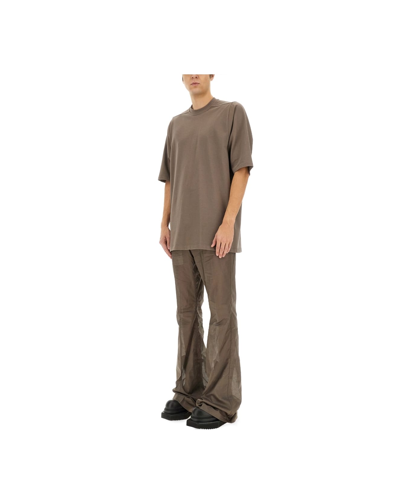 Rick Owens Bootcut Pants - GREY