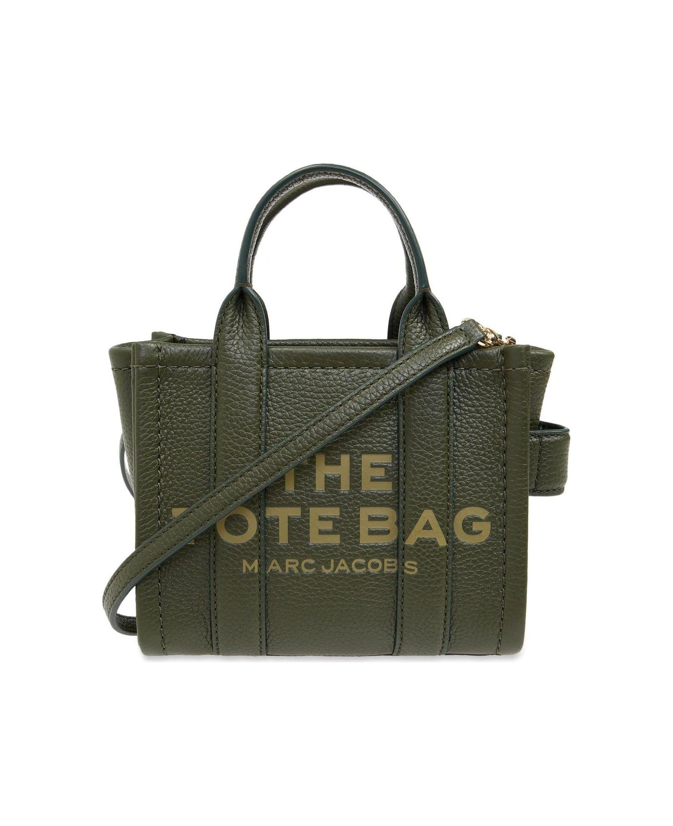 Marc Jacobs The Leather Mini Tote Bag - Forest