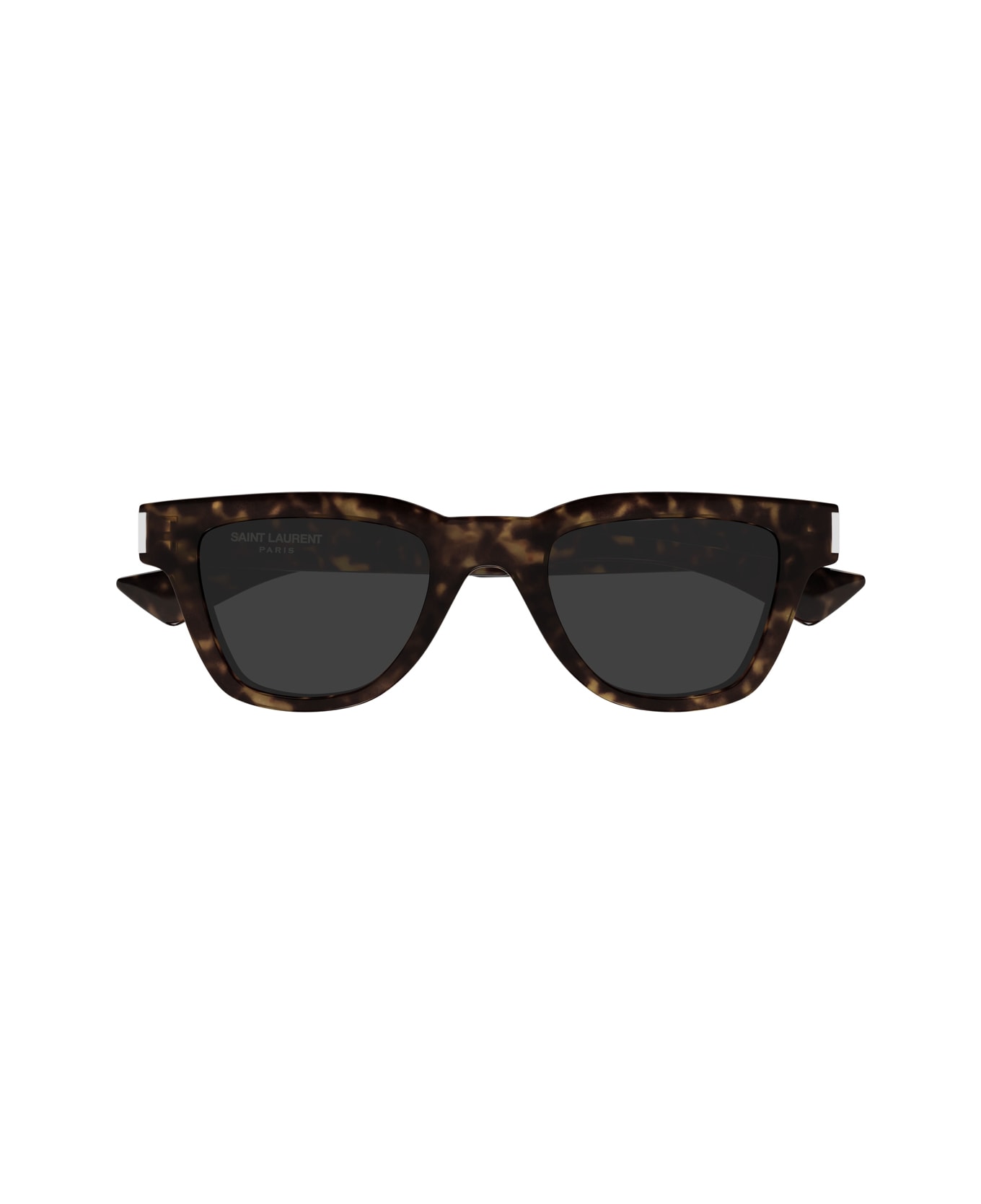 Saint Laurent Eyewear Saint Laurent Sl 789 Jacques Linea Corner Angle 002 Havana Crystal Grey Sunglasses - Marrone