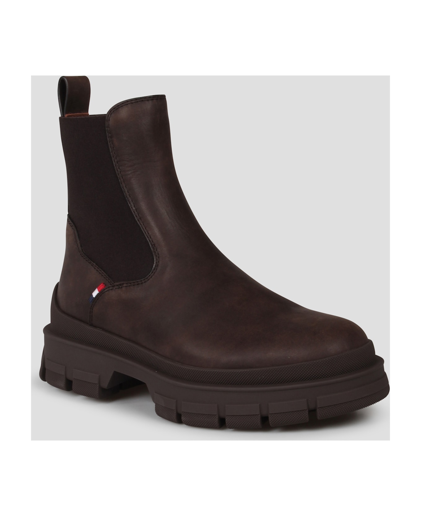 Moncler Chelsea Hevea Ankle Boots - Brown