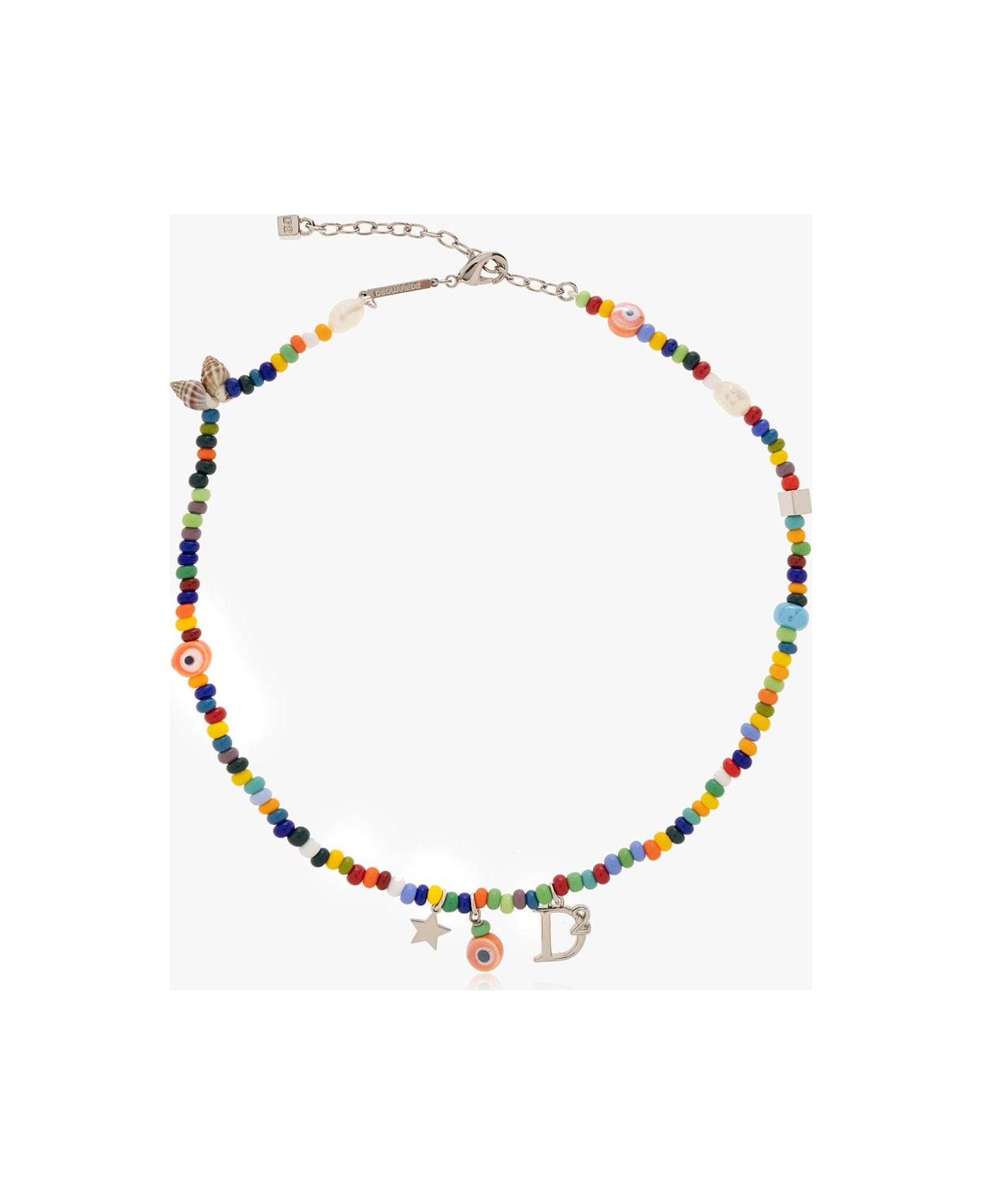 Dsquared2 Necklace With Logo - Multicolor